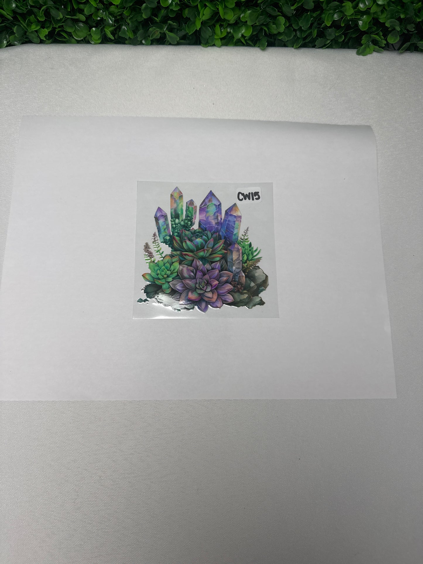 Witchy Crystal Plant UVDTF Wrap CW15