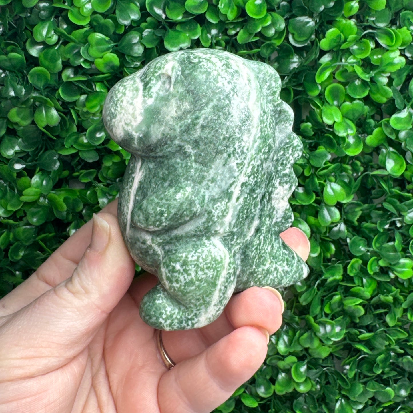 Large Tree Agate Chubby Dino