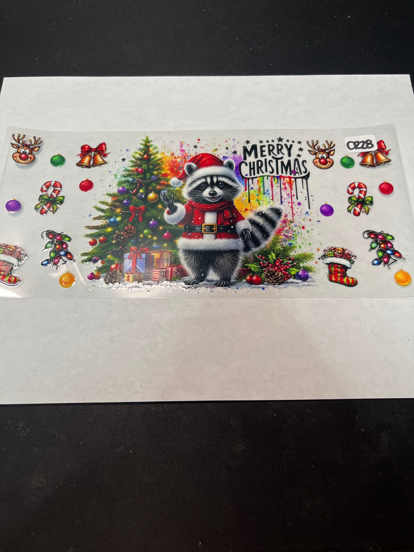 CR28 Christmas Animal UVDTF Wrap