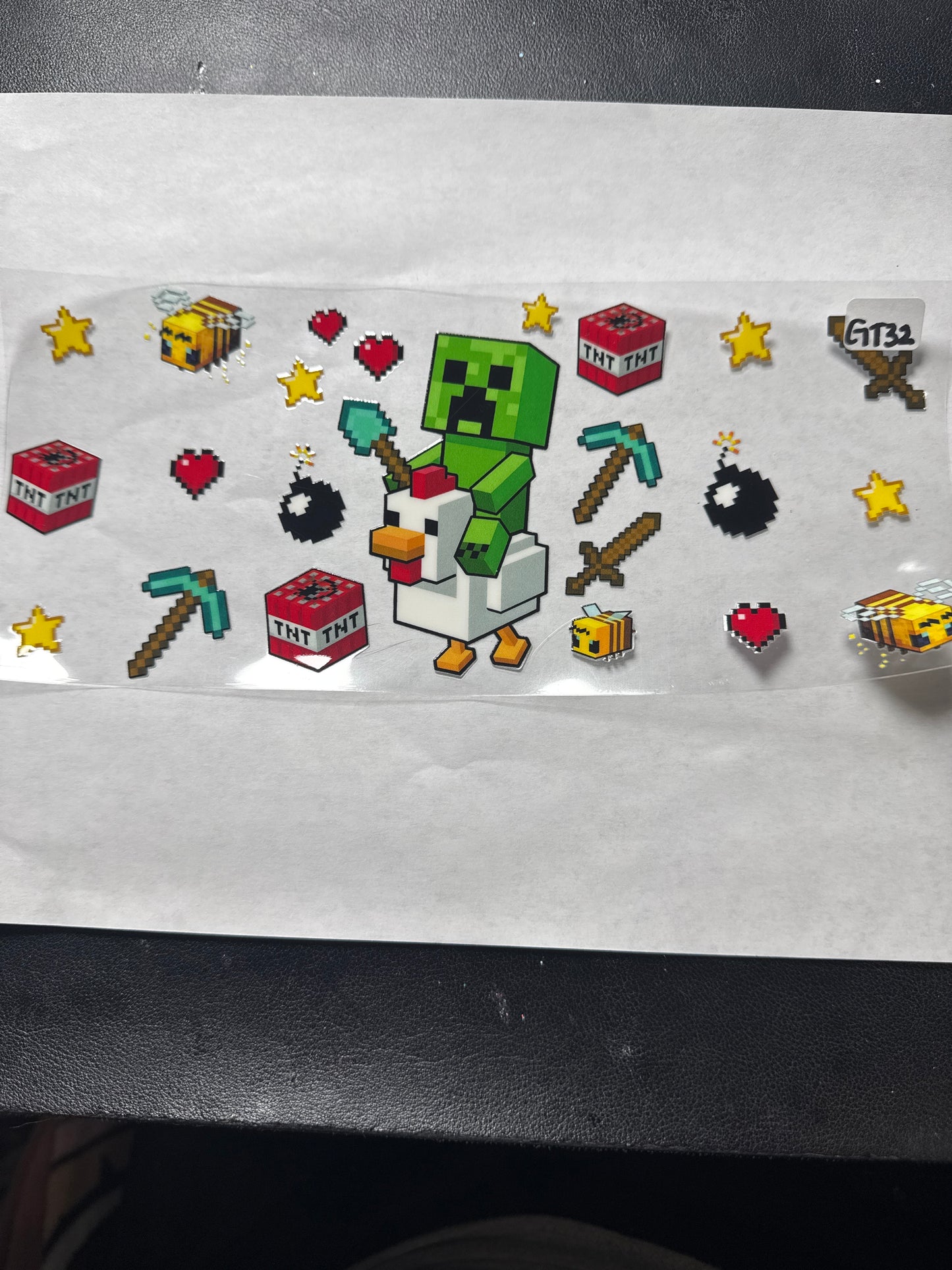 GT 32 Green Monster game character uvdtf wrap