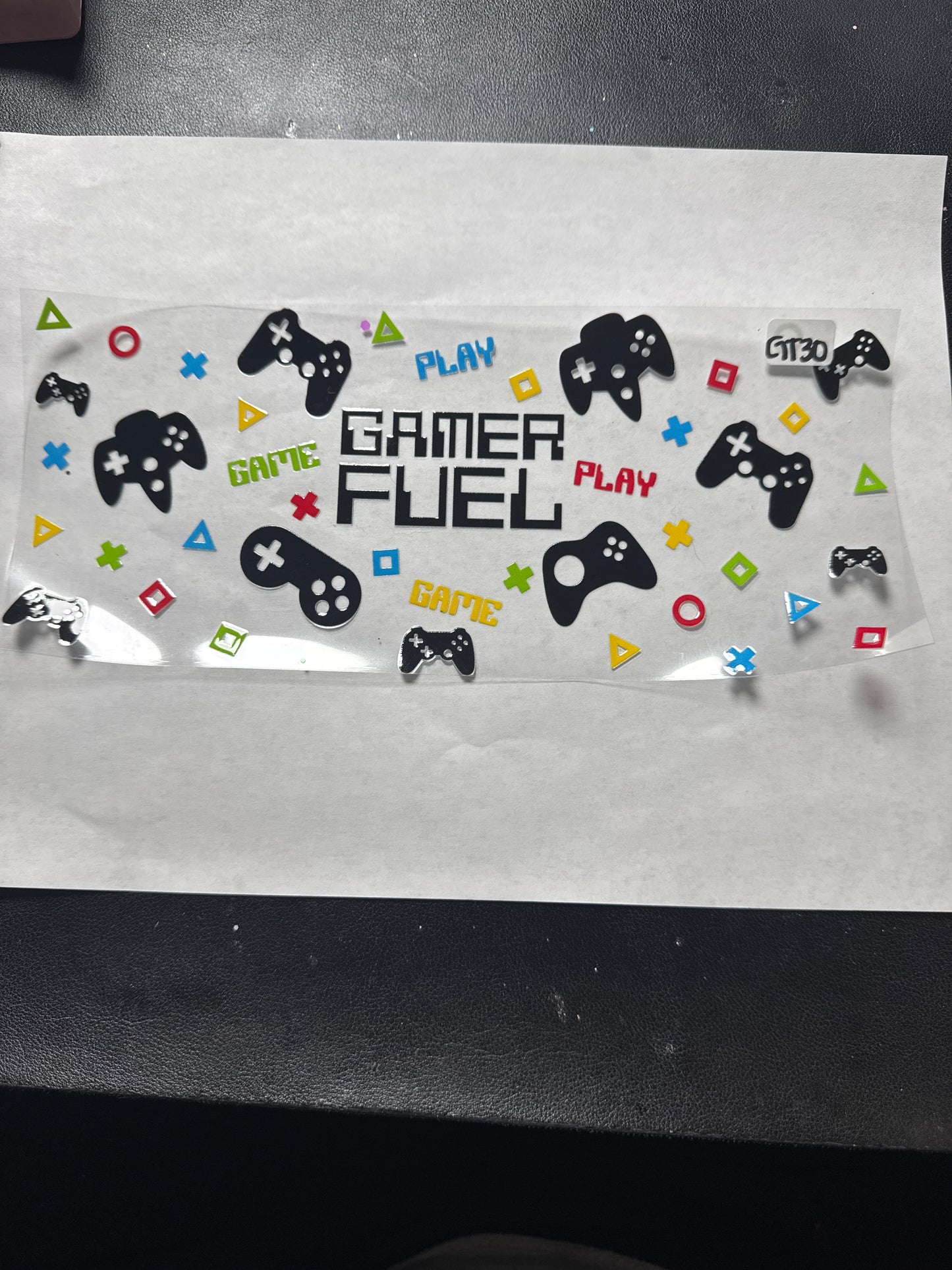 GT 30 gamer fuel style 2 uvdtf wrap