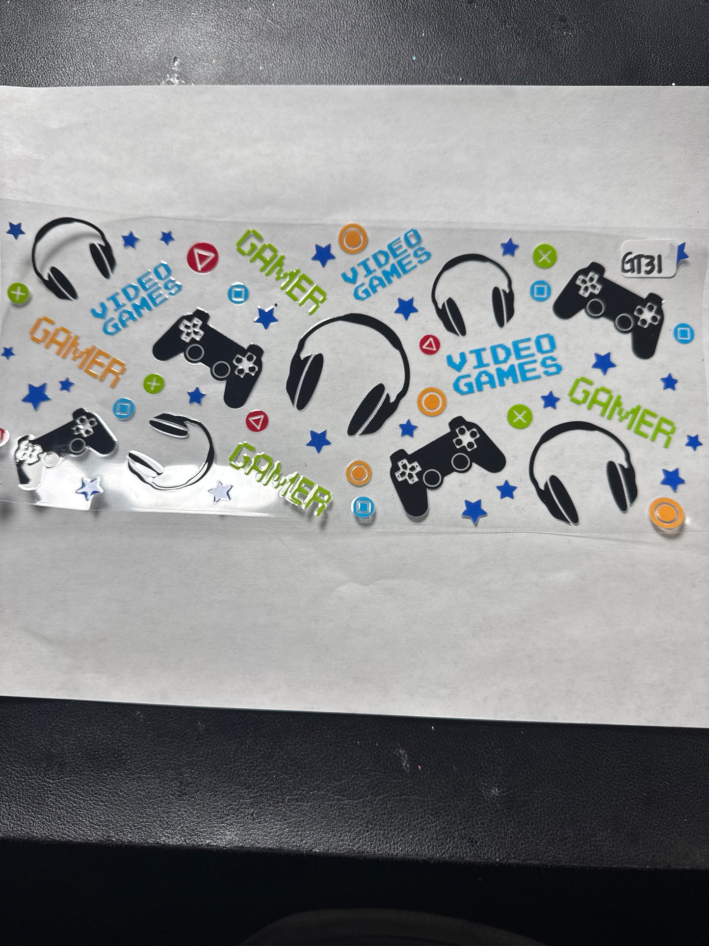 GT 31 video game style 2 uvdtf wrap
