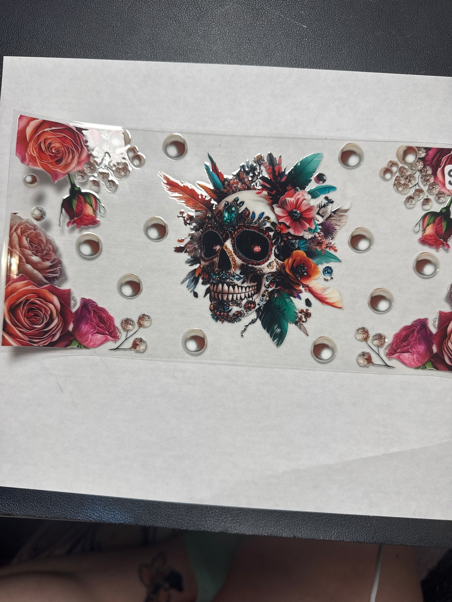 Sk3 skull and Flowers’s