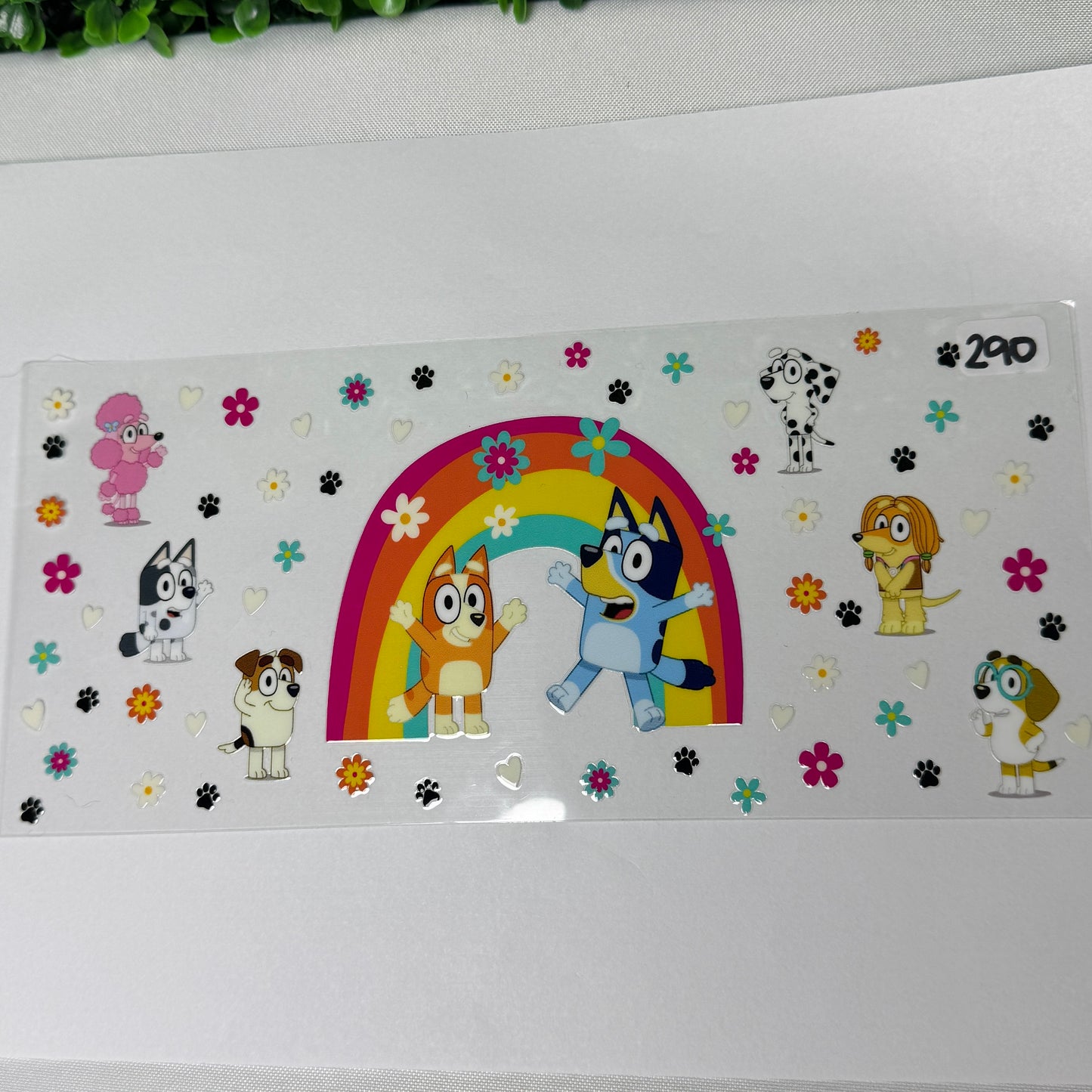 Blue Dog UVDTF Cup Wraps