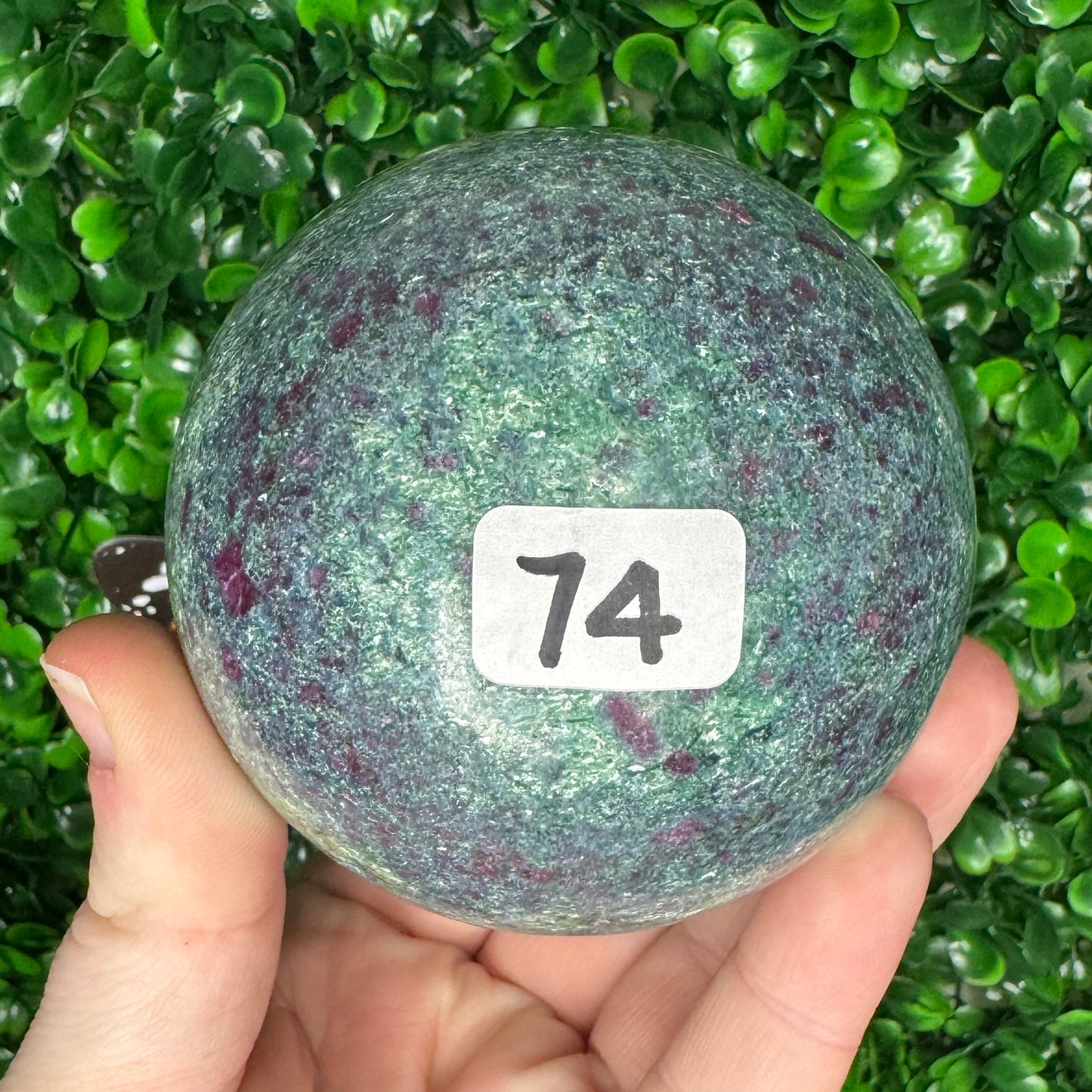 Ruby Fuschite Sphere