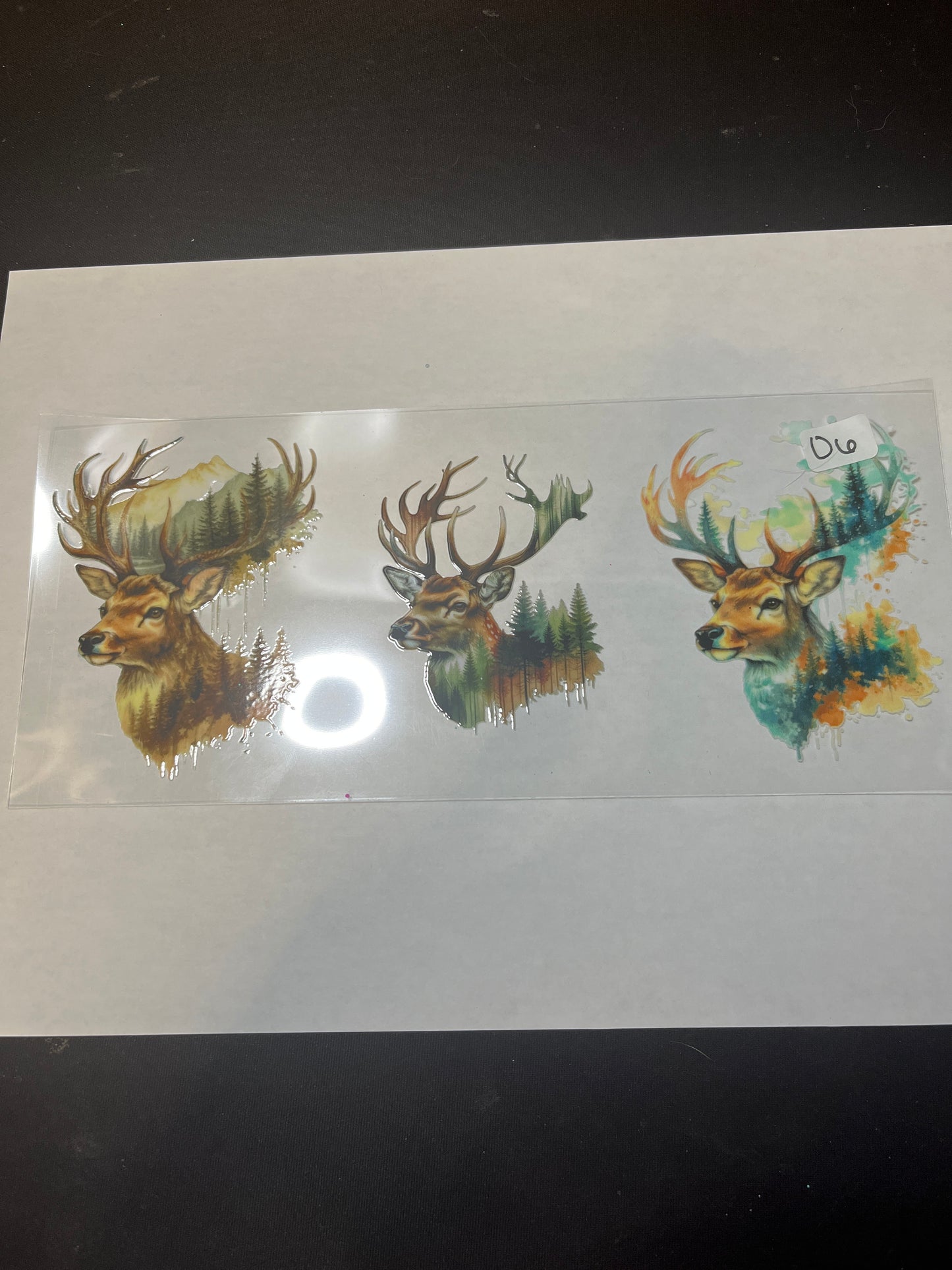 O6 Deer UVDTF Wrap