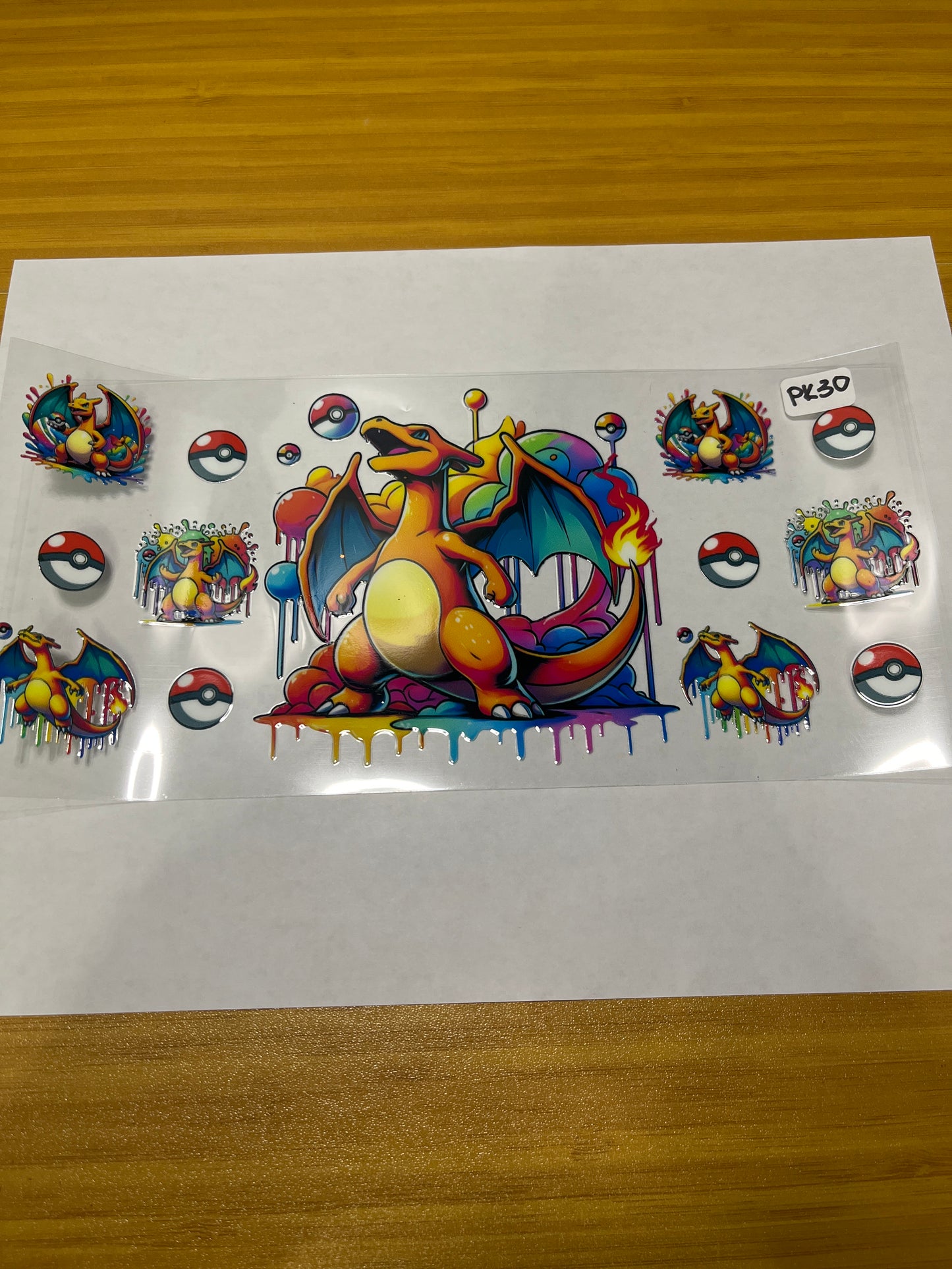 PK30 Anime Characters UVDTF Wrap