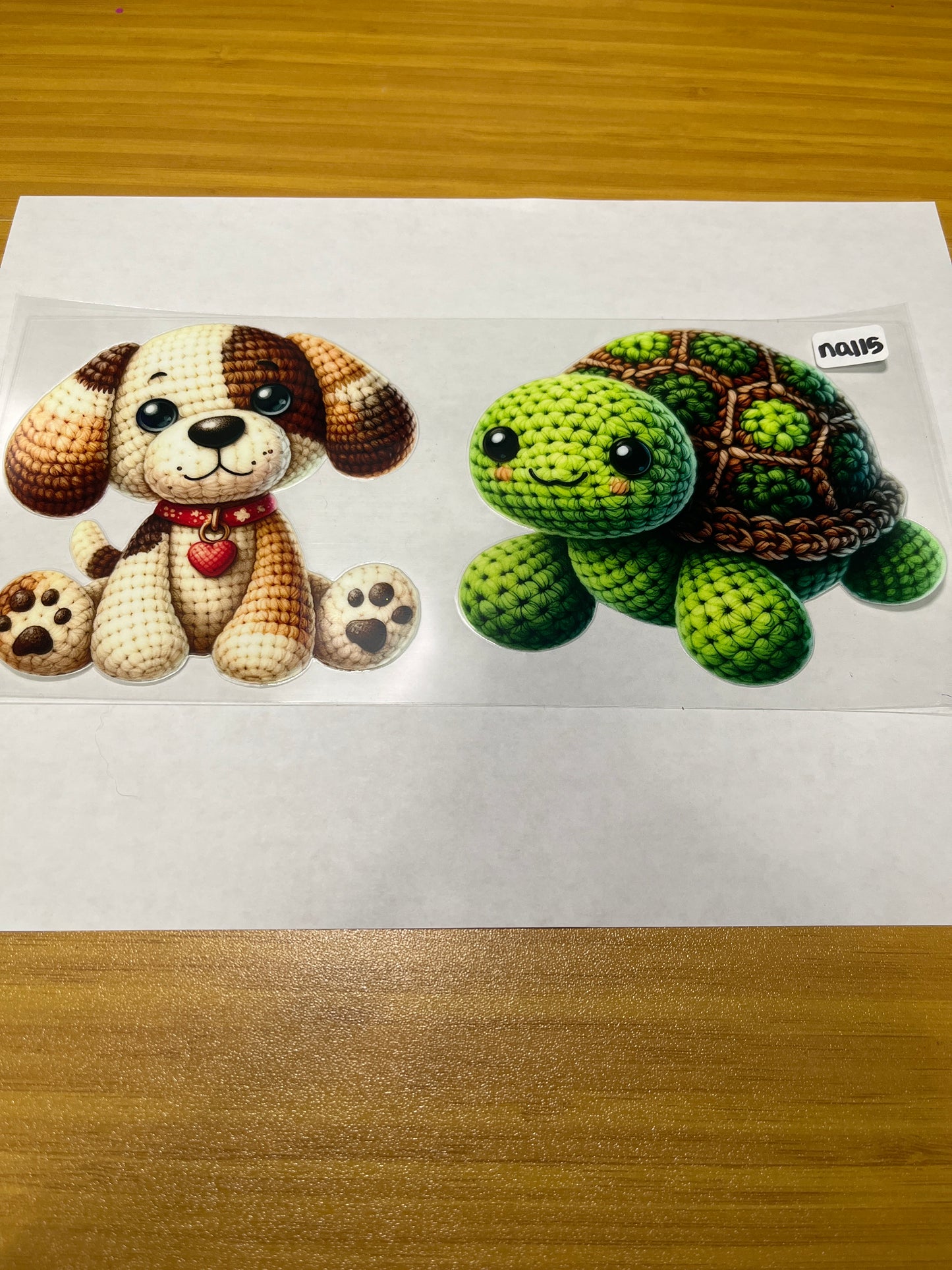 NA115 Kids Animals UVDTF Wrap