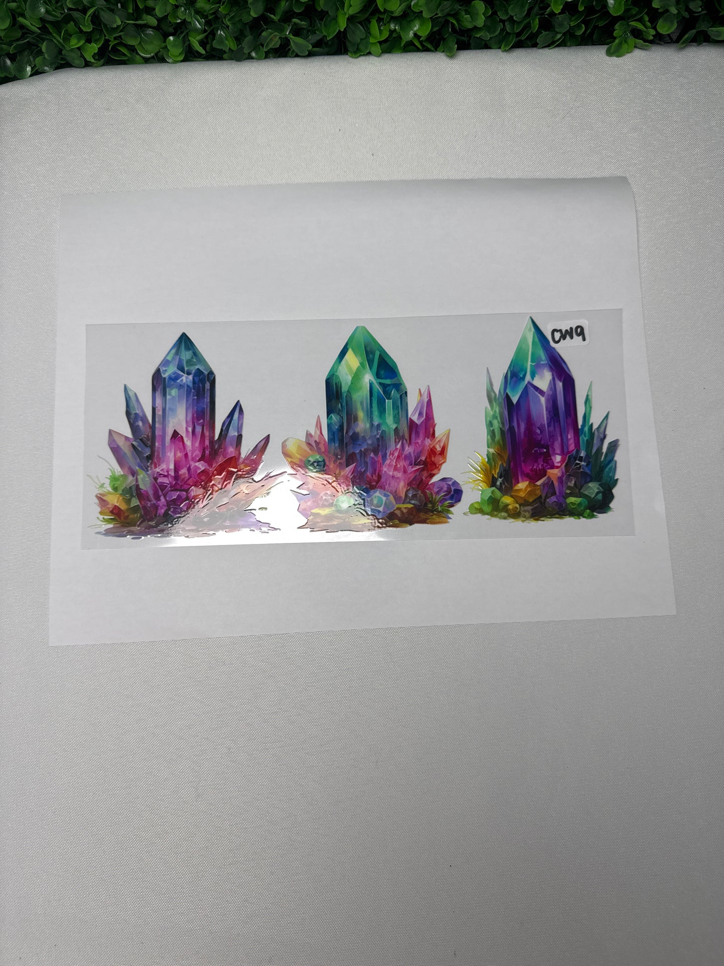 Witchy Colorful Crystals UVDTF Cup UVDTF