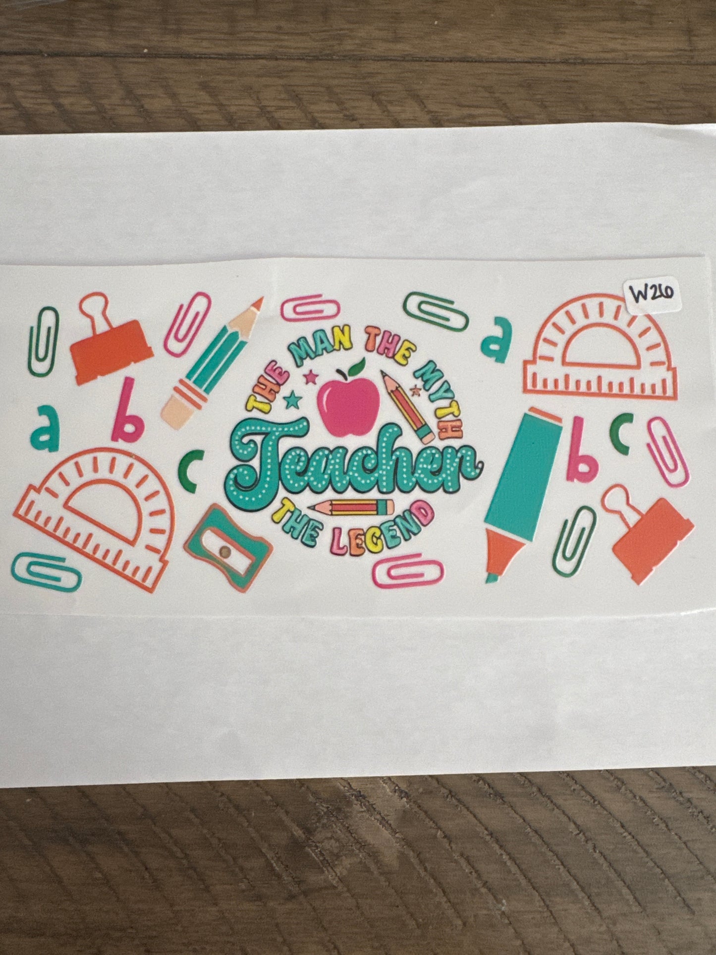 W26 teacher uvdtf wrap