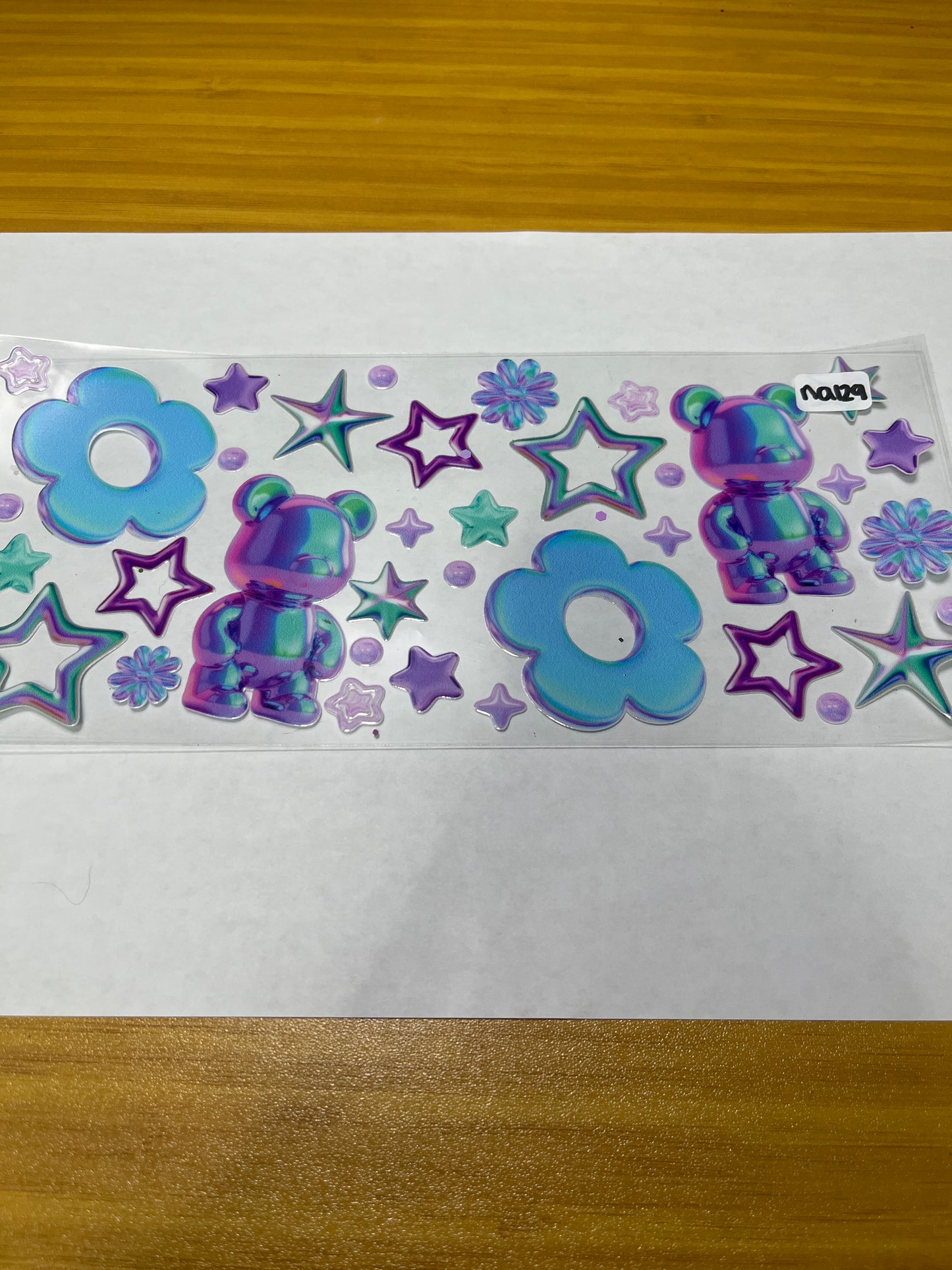 NA129 Animal Colorful UVDTF Wrap