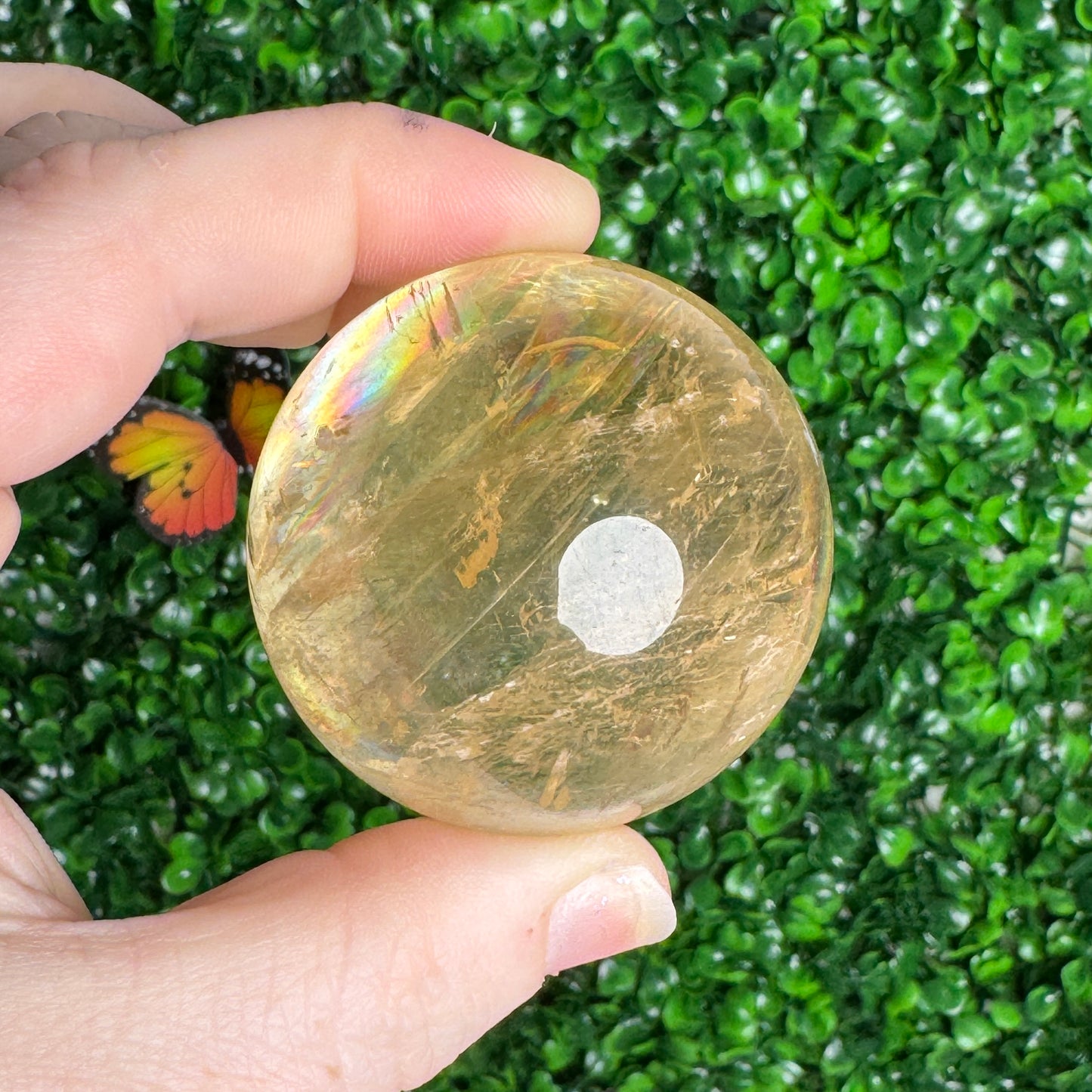 Honey Optical Calcite Sphere