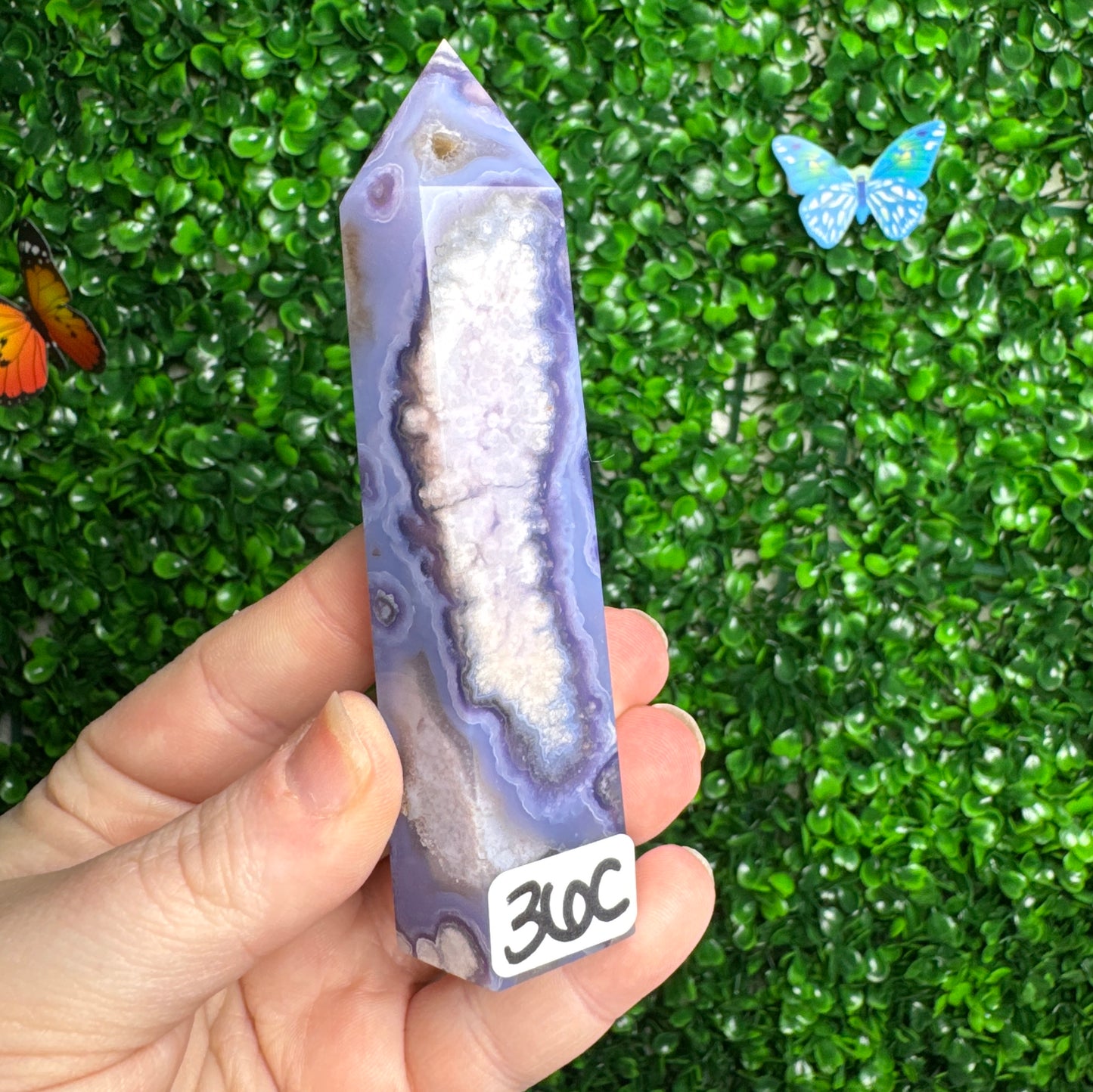 Blue Flower Agate Towers