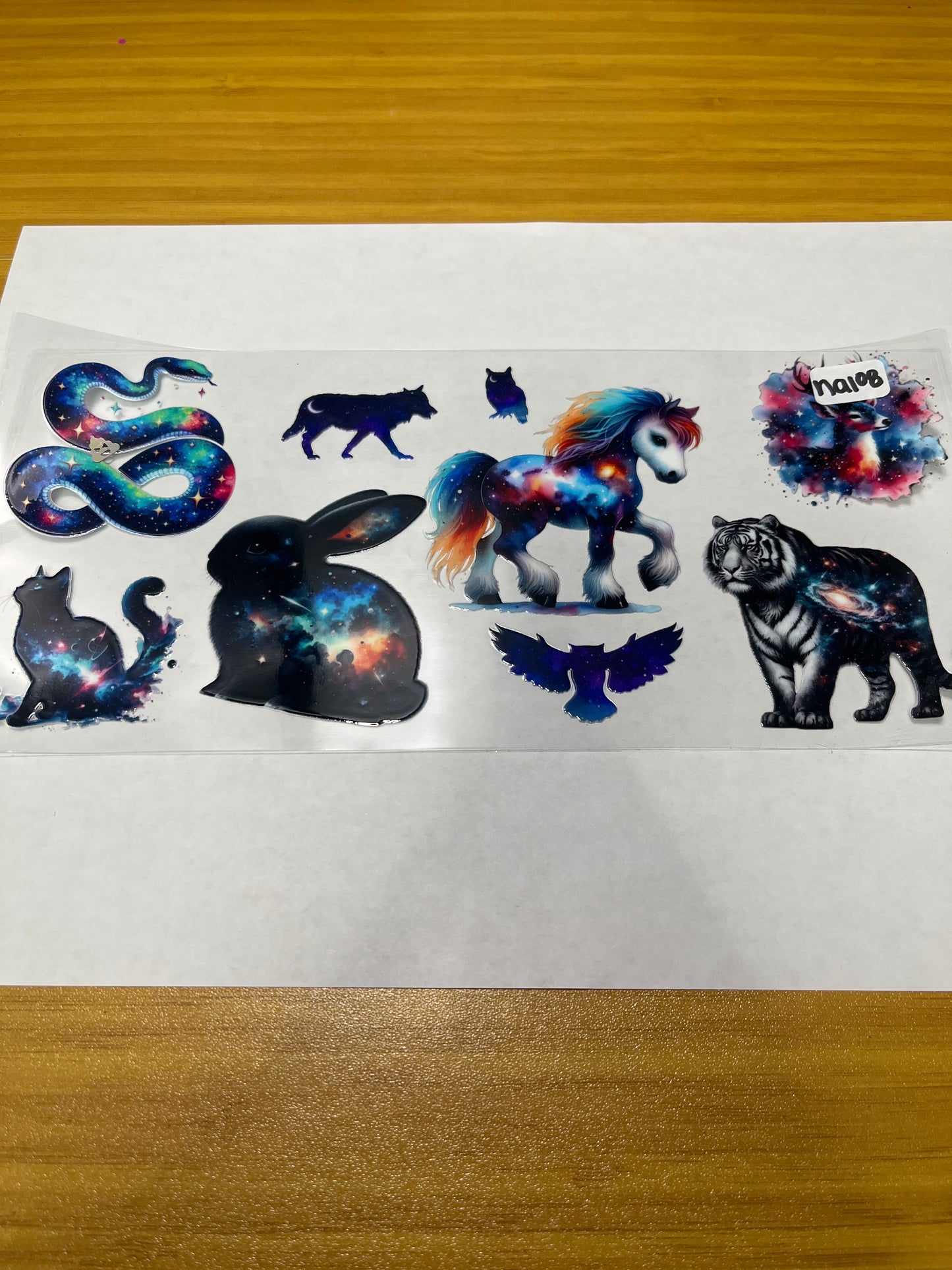 NA108 Animal Colorful UVDTF Wrap