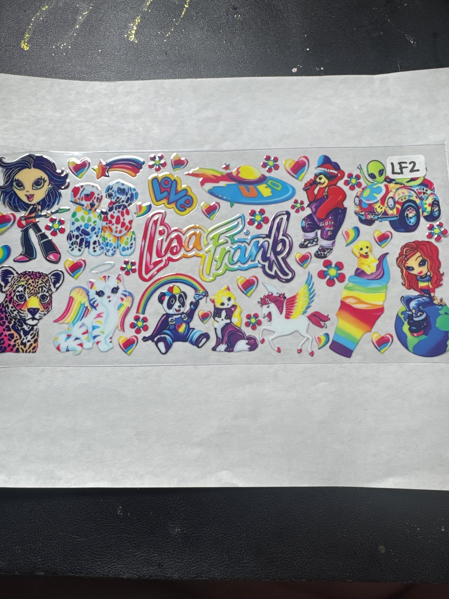 LF2 rainbow neon characters uvdtf wrap