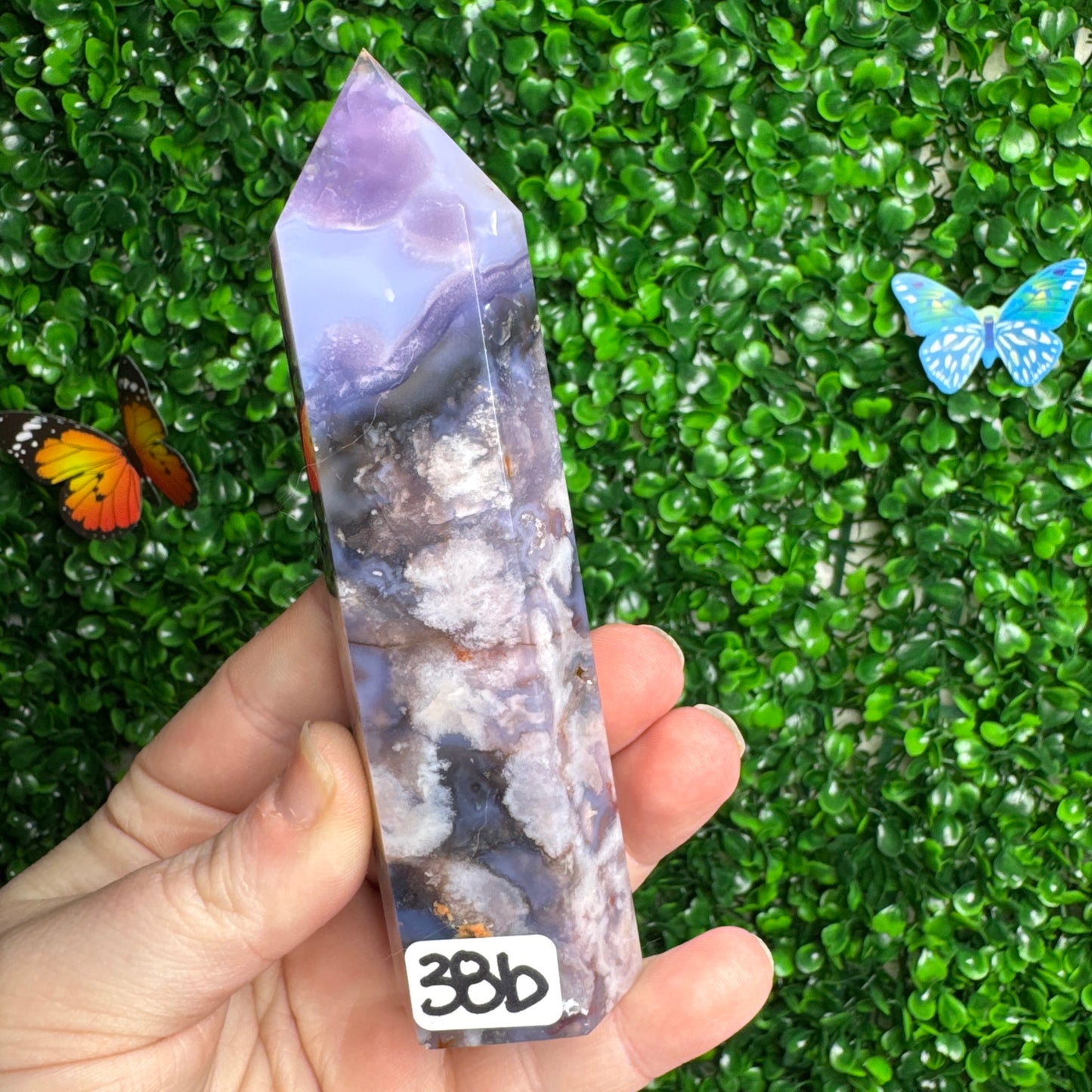 Blue Flower Agate Towers