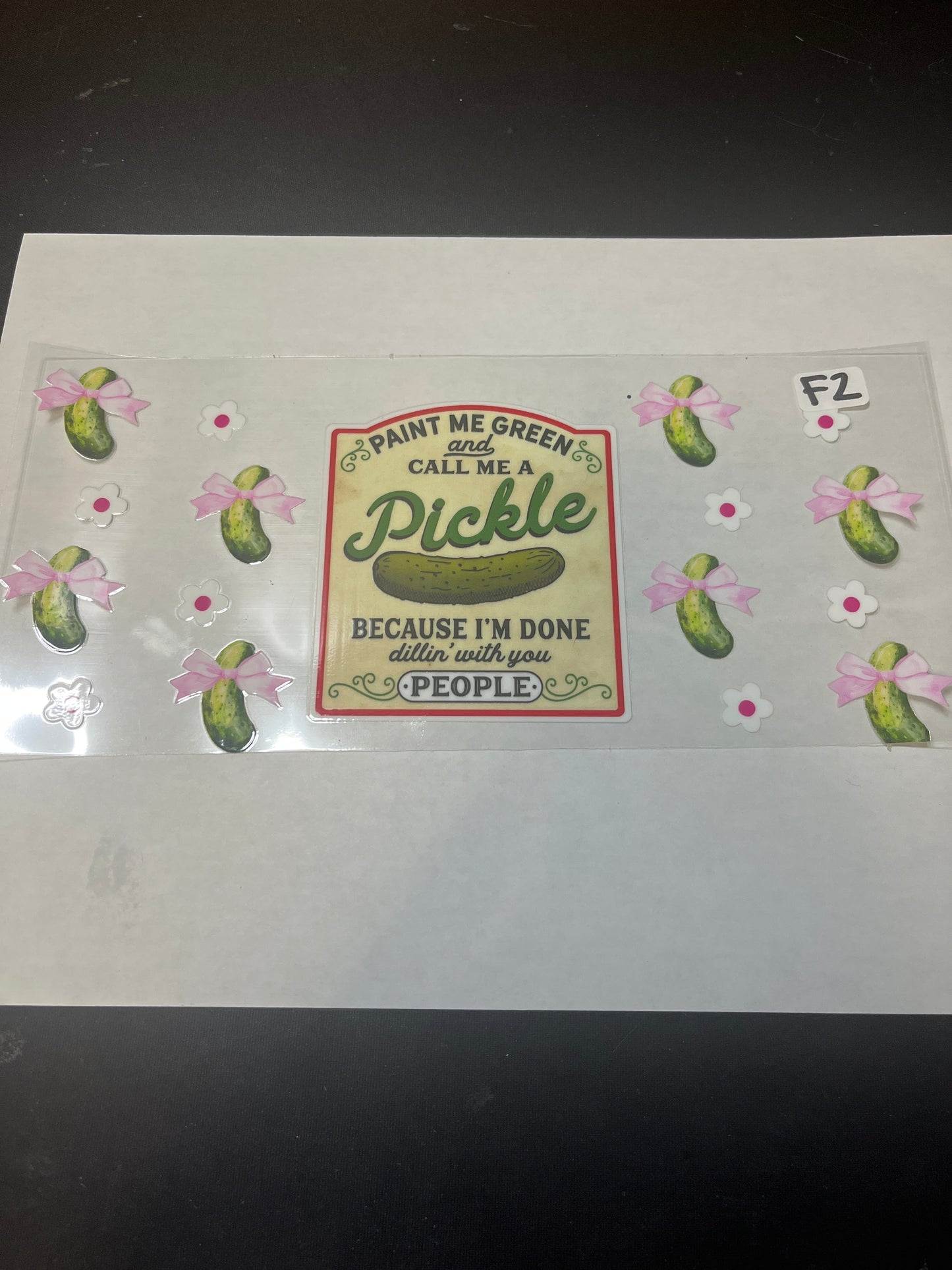 F2 Pickle UVDTF Wrap