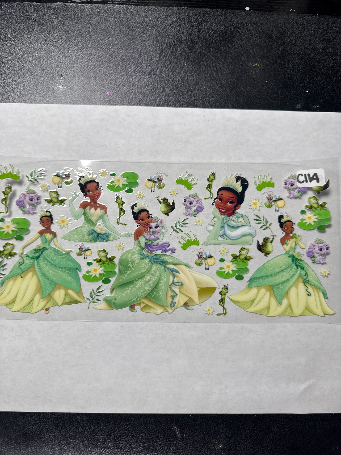 C114 Green princess uvdtf wrap