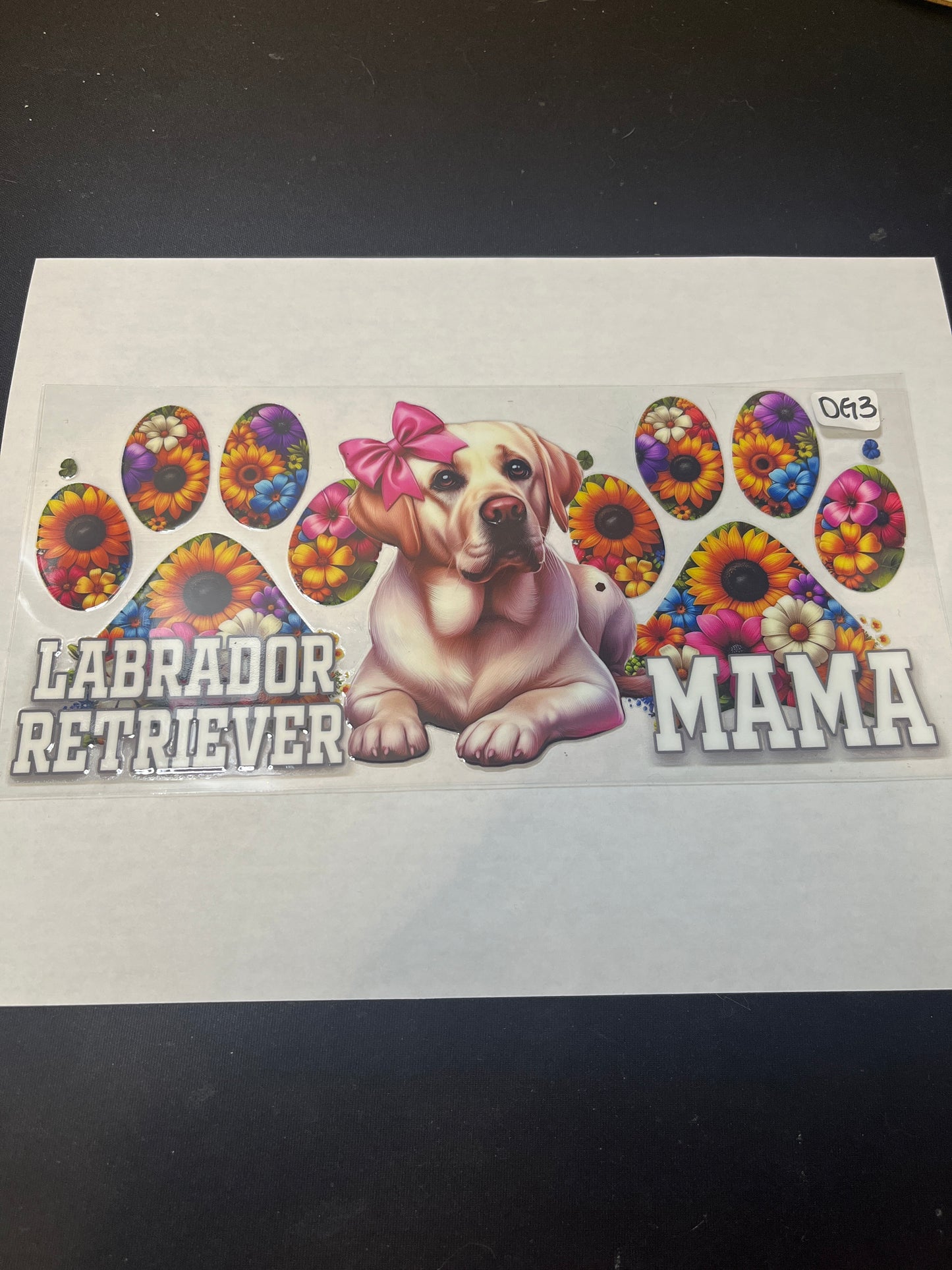 DG3 Dog Mama UVDTF Wrap