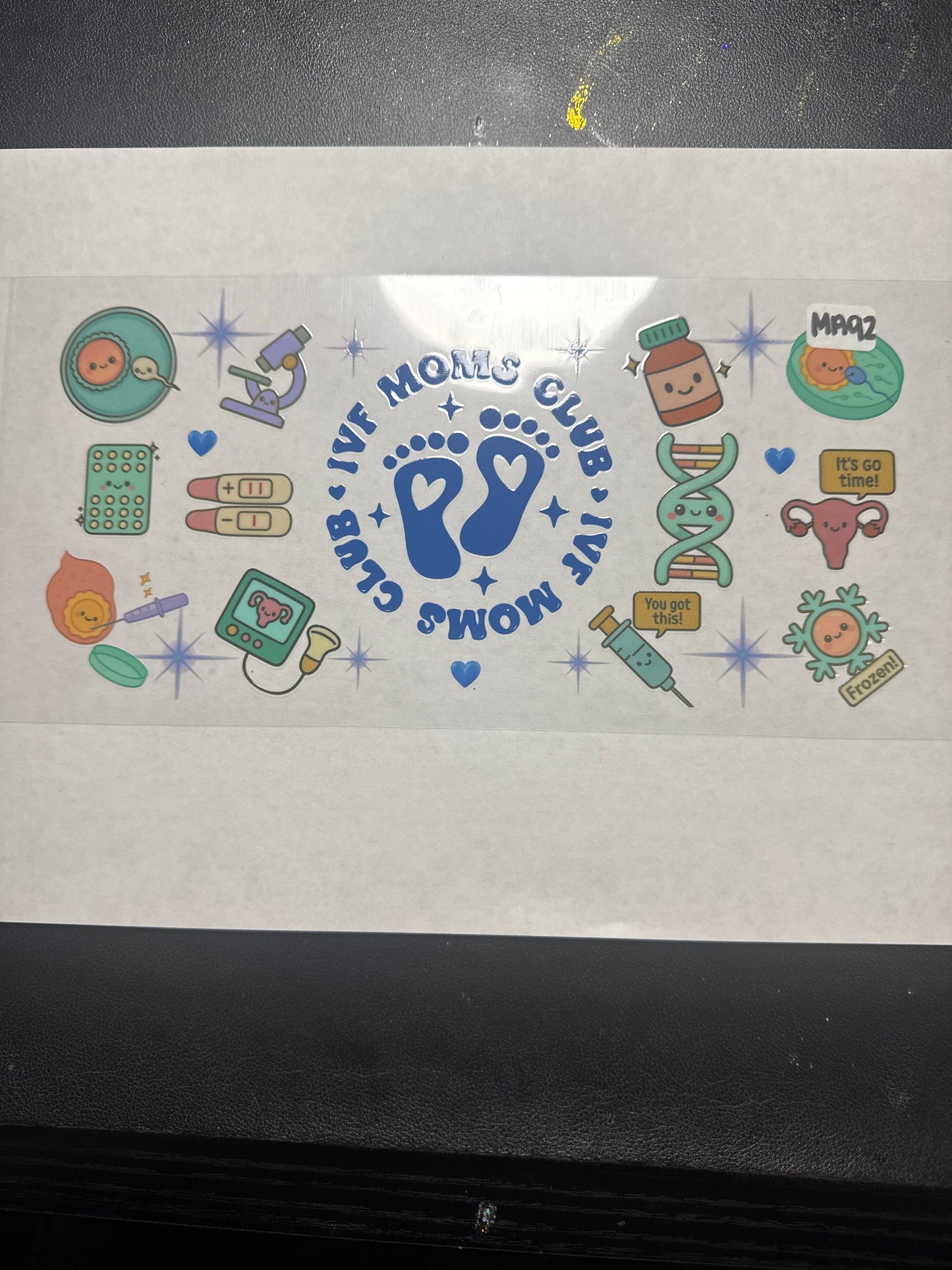 MA92 IVF moms club uvdtf wrap