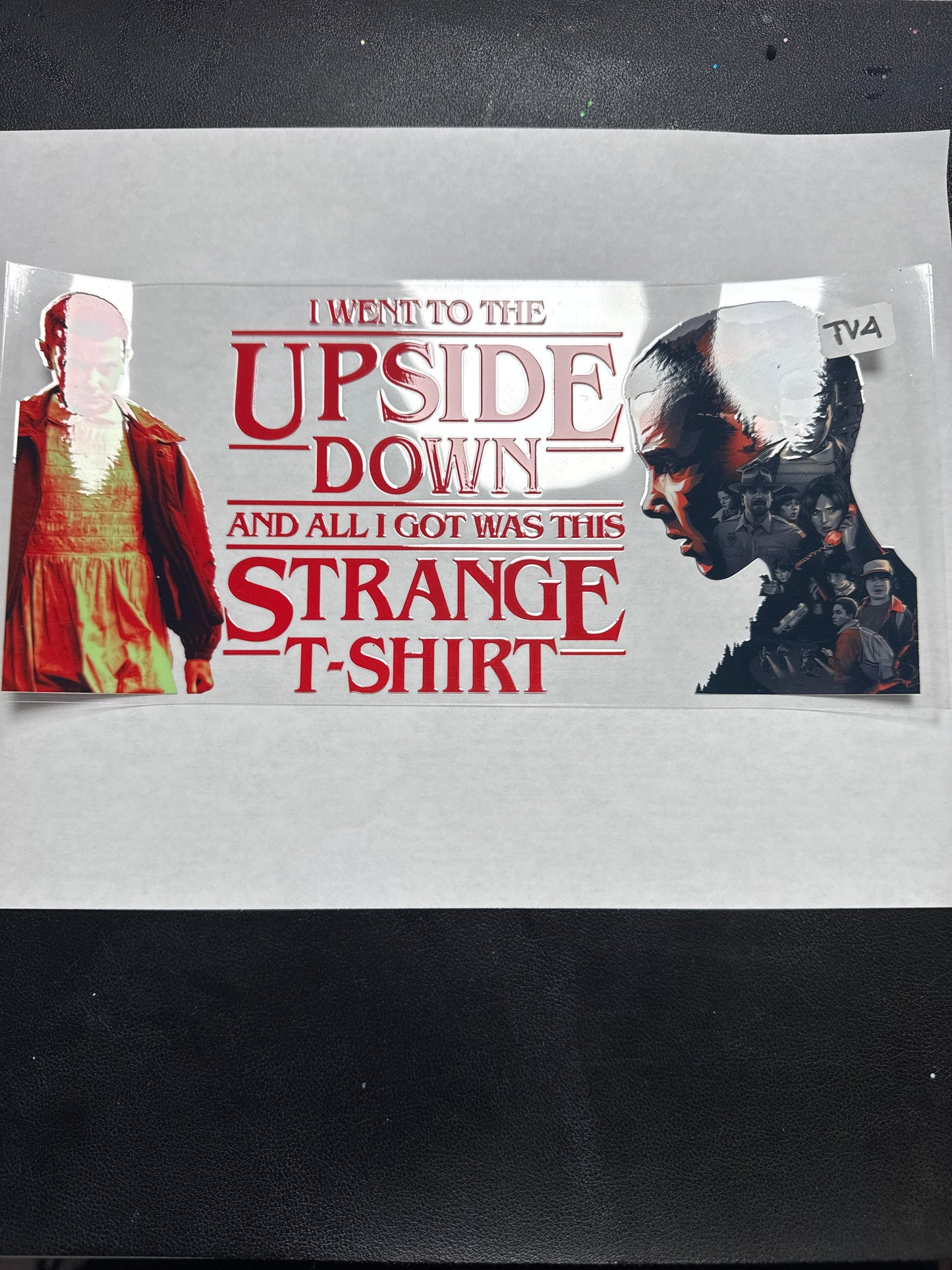 TV4 Strange Character UVDTF wrap