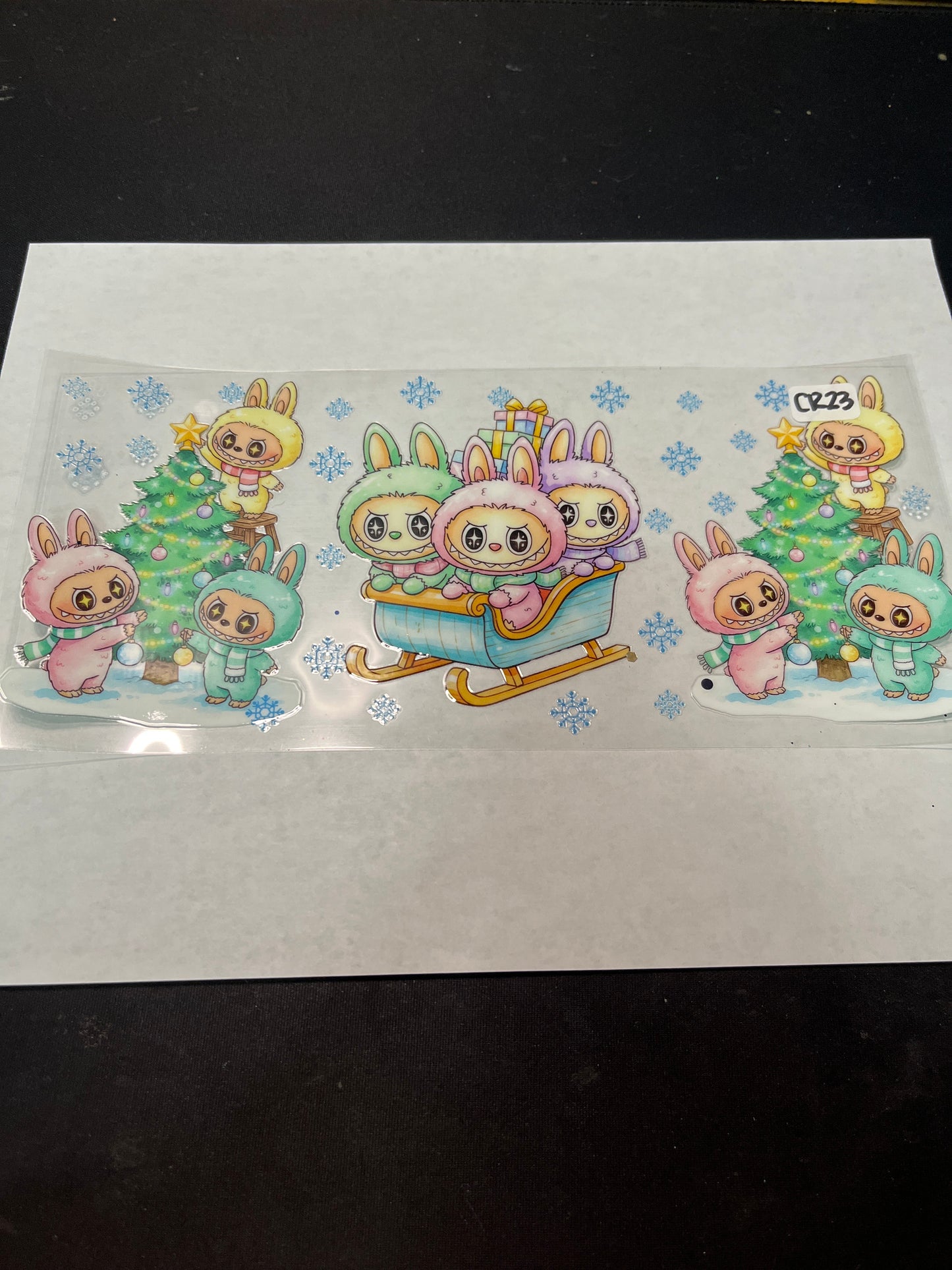 CR23 Christmas Kids Character UVDTF Wrap