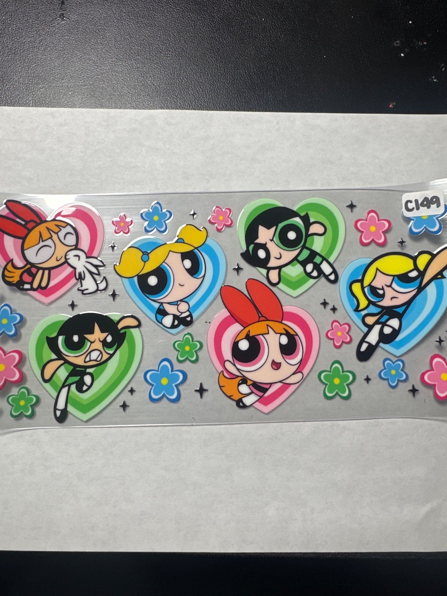 C149 power girls uvdtf wrap