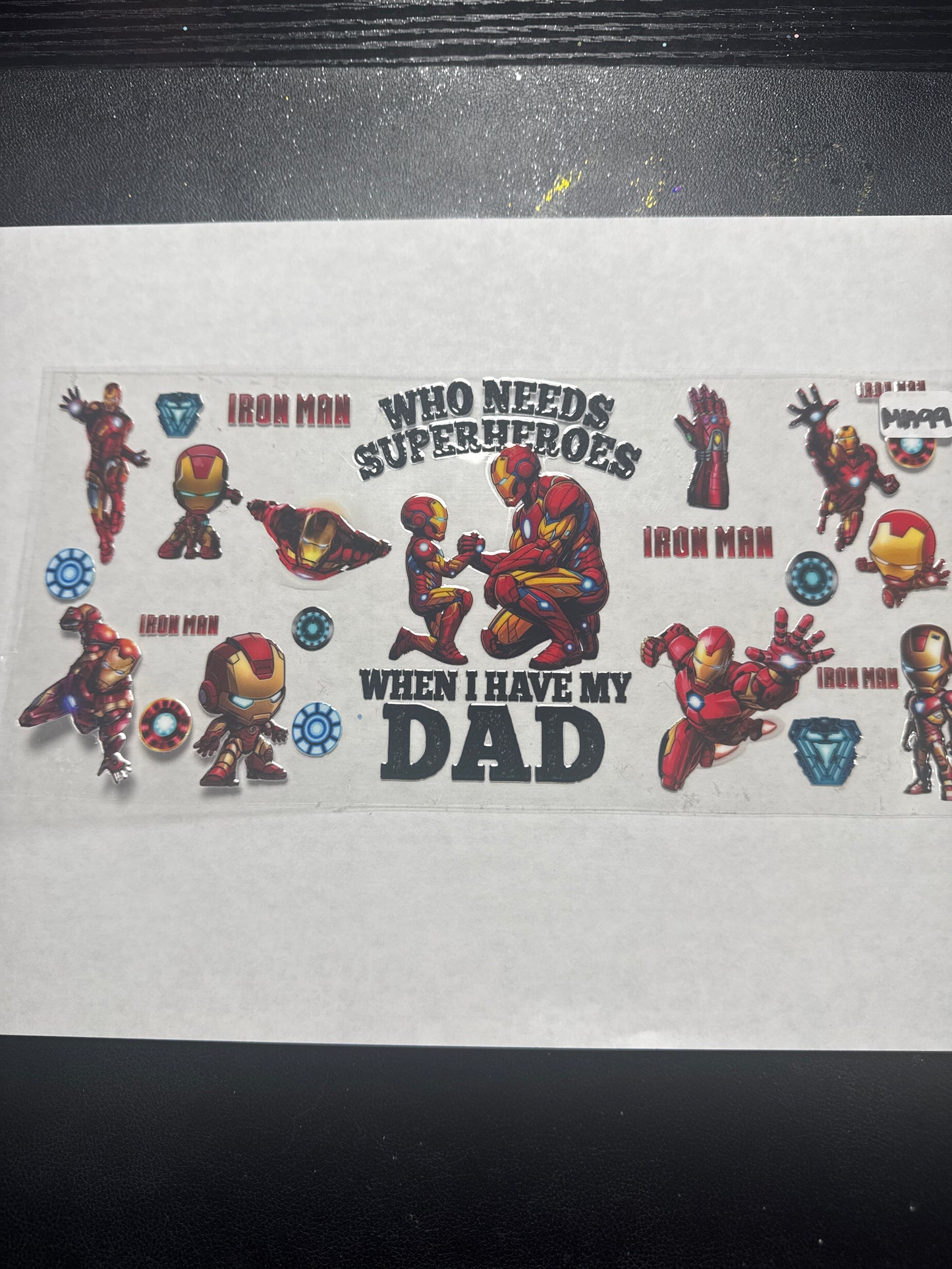 MA99 super hero uvdtf wrap