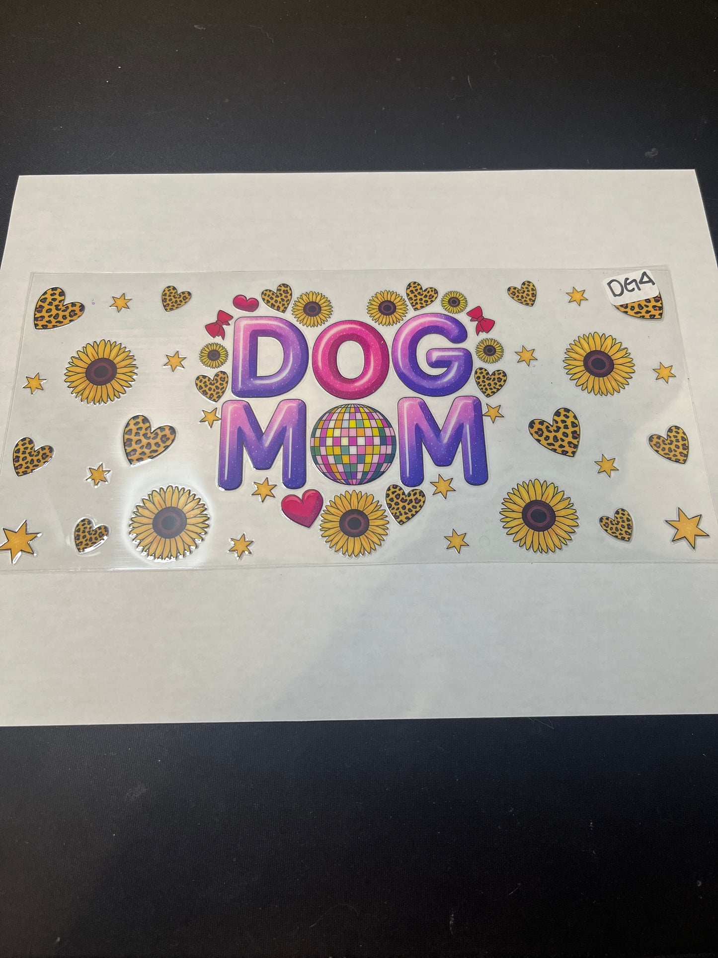 DG4 Dog Mom UVDTF Wrap