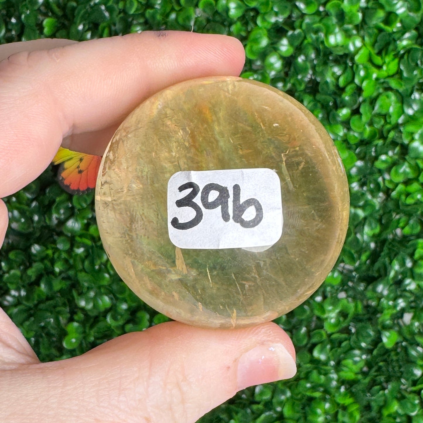 Honey Optical Calcite Sphere