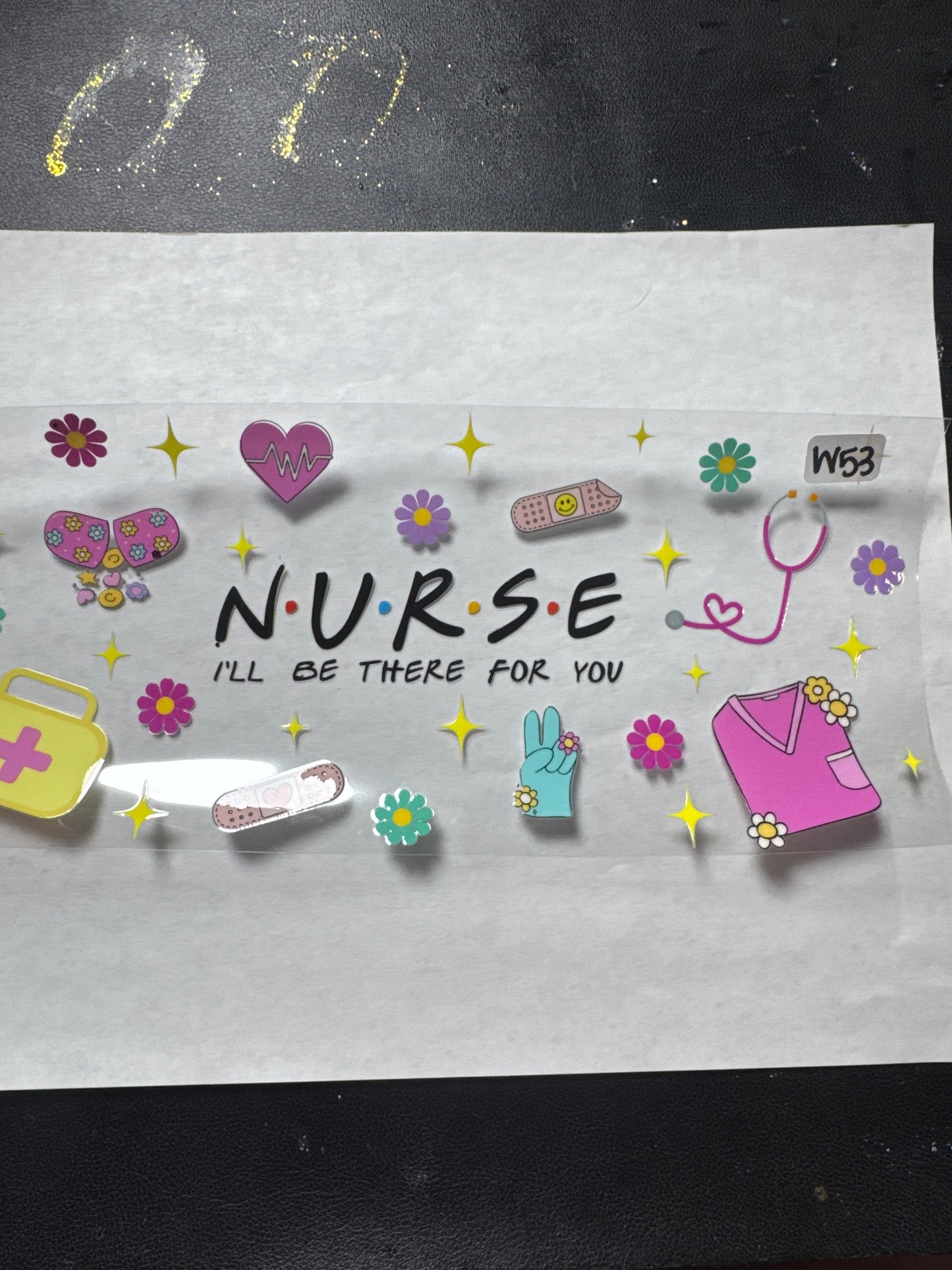 W 53 nurse friends style overs wrap