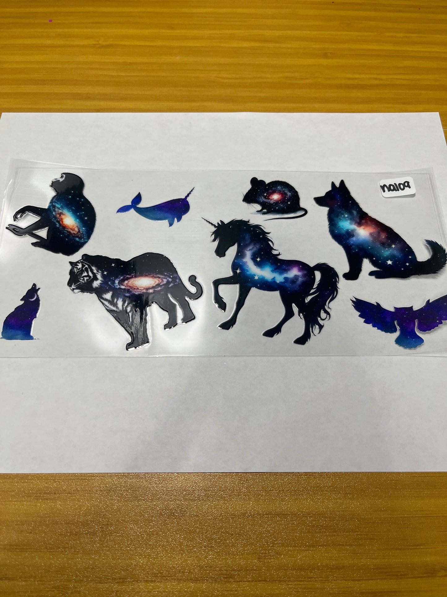 NA109 Animal Colorful UVDTF Wrap