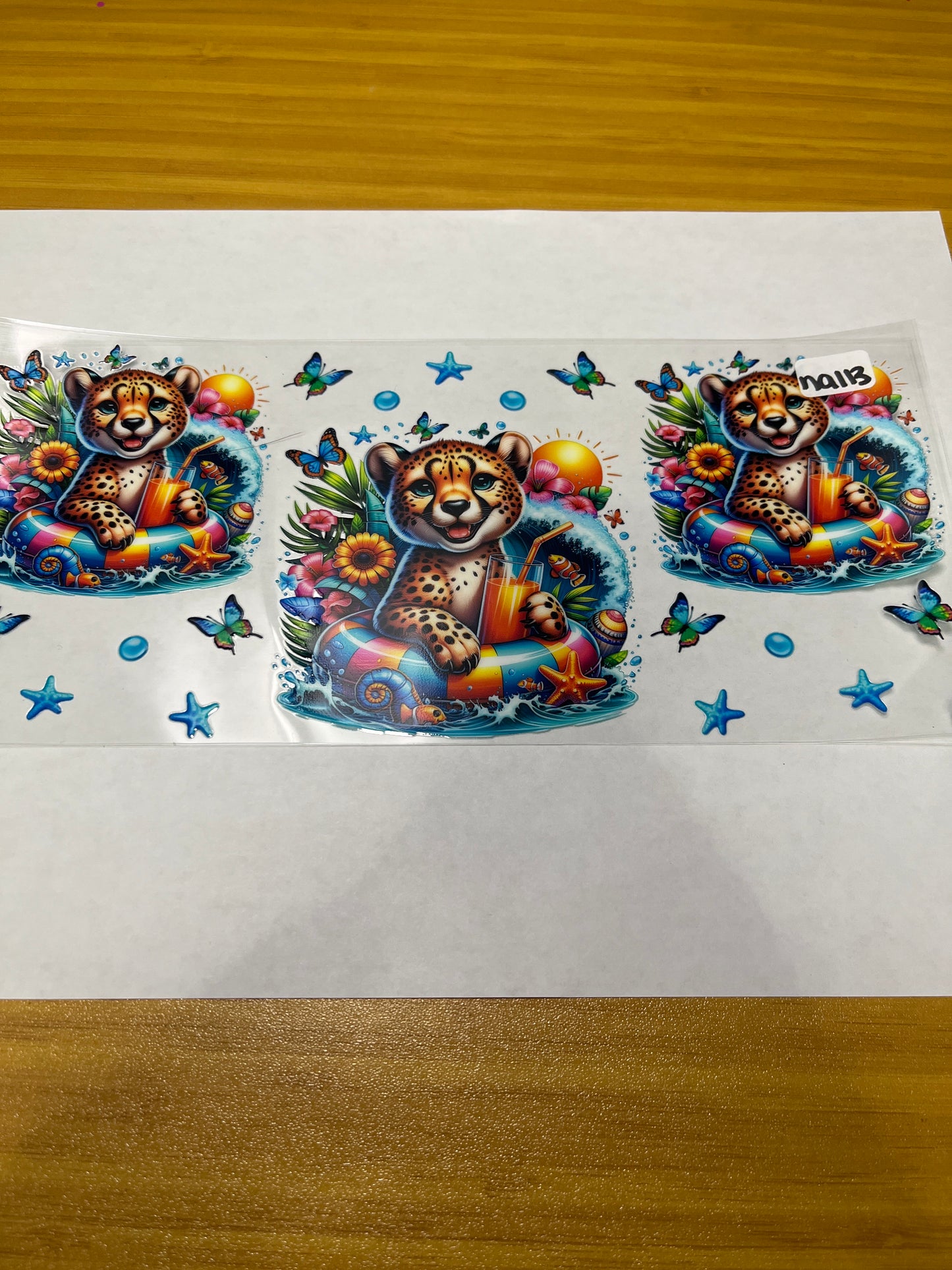 NA113 Animal Plants UVDTF Wrap