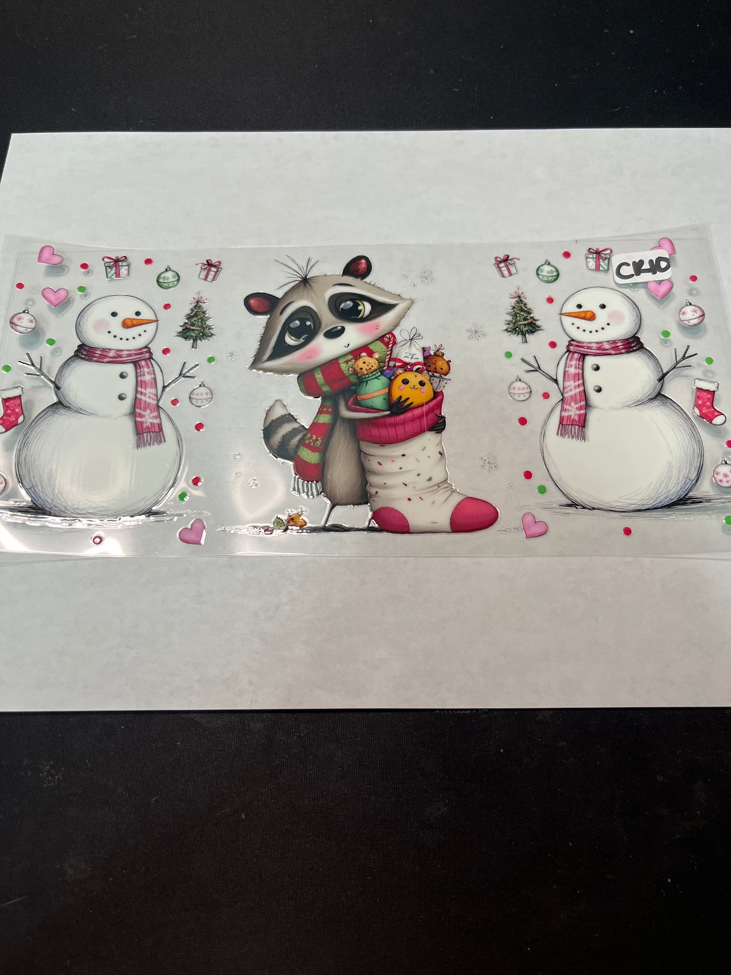 CR10 Christmas Animal UVDTF Wrap