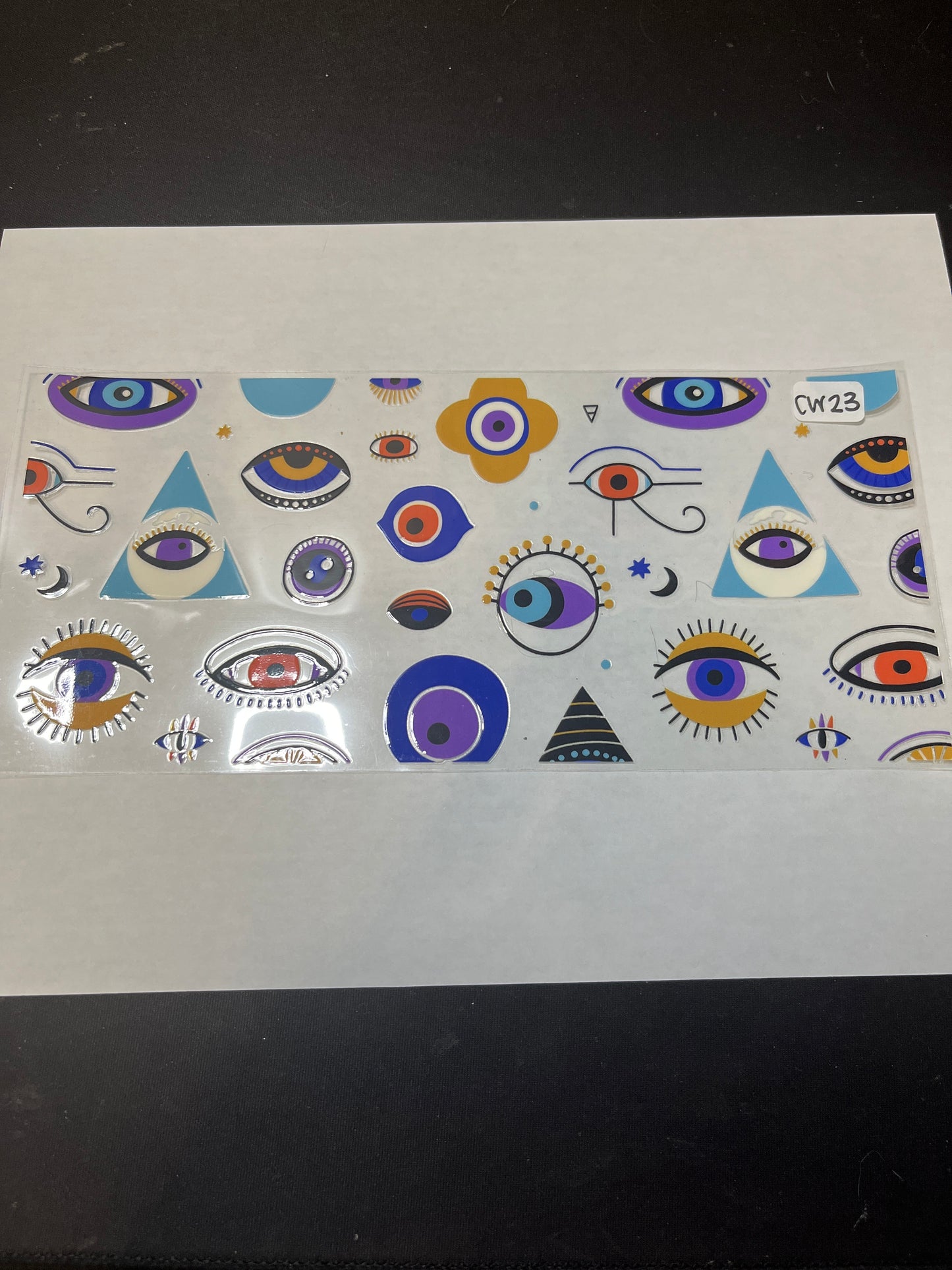CW23 Eyes UVDTF Wrap
