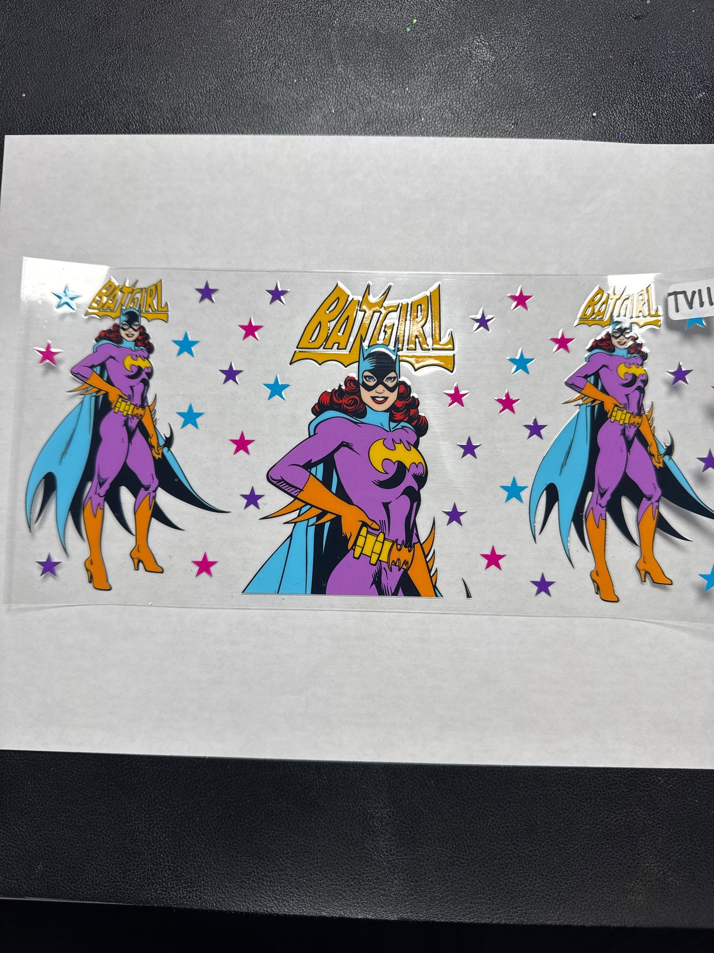 TV11 bat lady superhero character uvdtf wrap