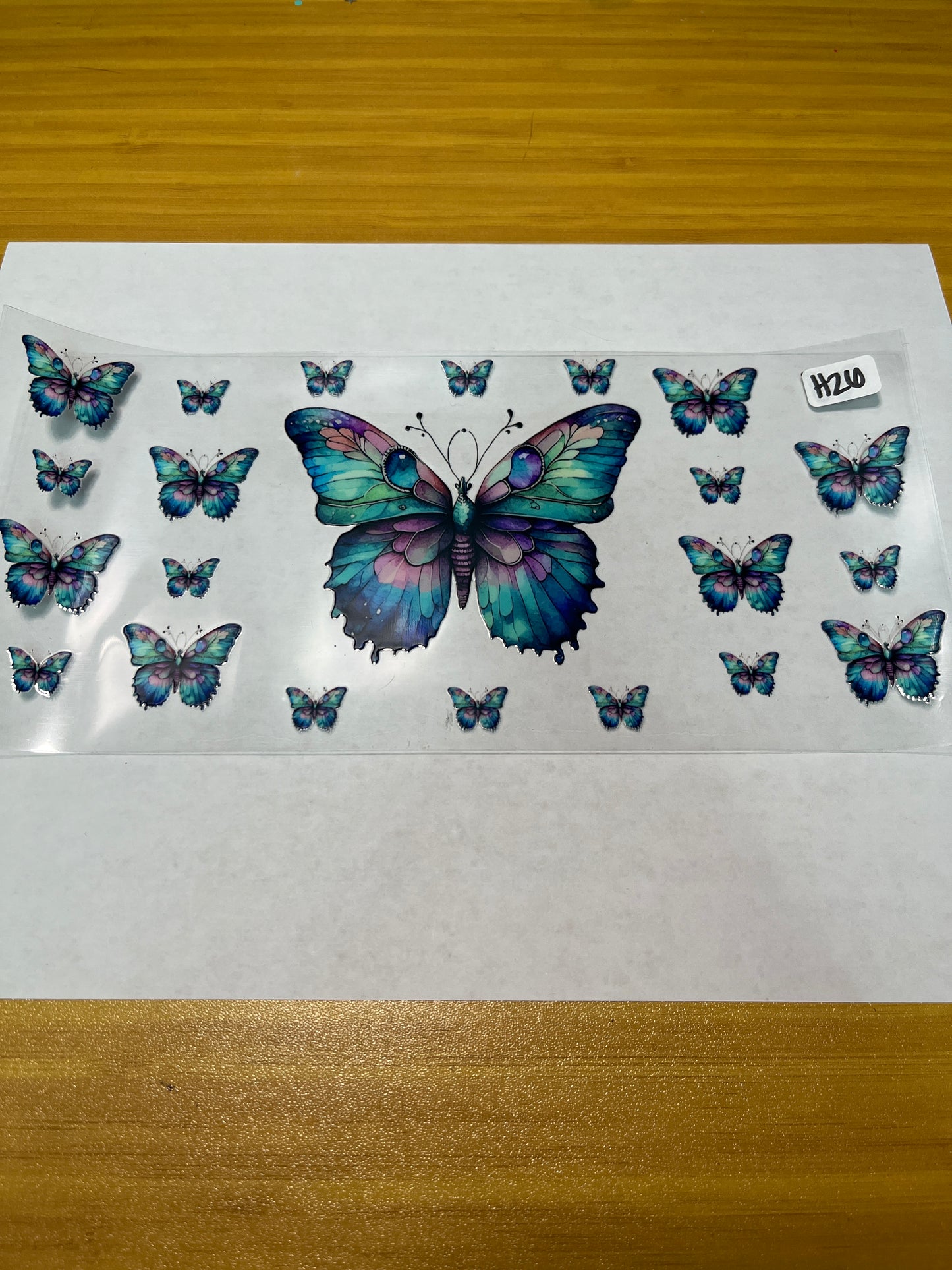 H26 Butterfly UVDTF Wrap