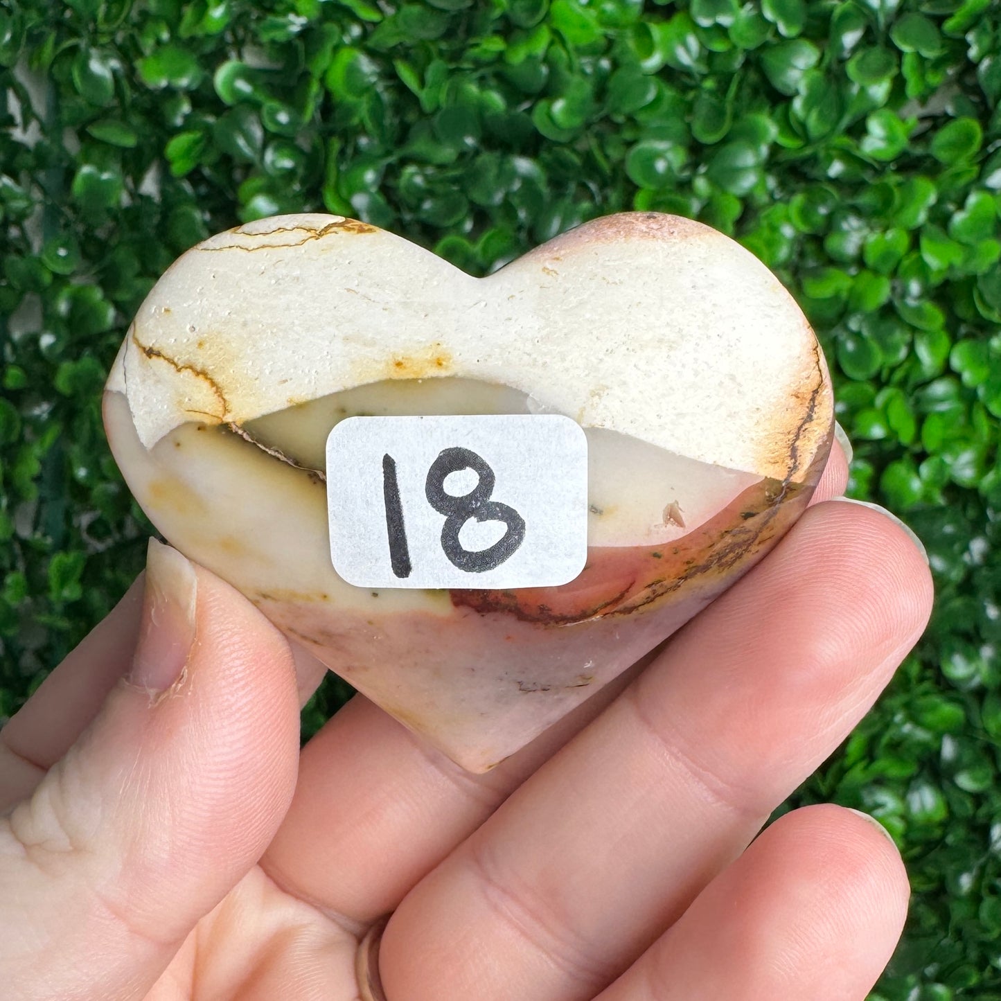 Mookaite Jasper Palm Stones and Hearts