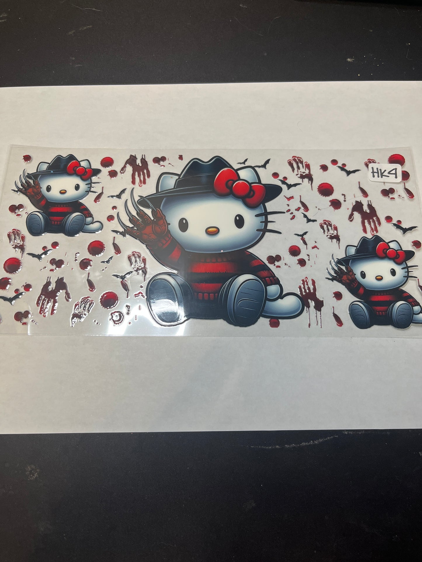 HK Halloween 4 Cat UVDTF Wrap