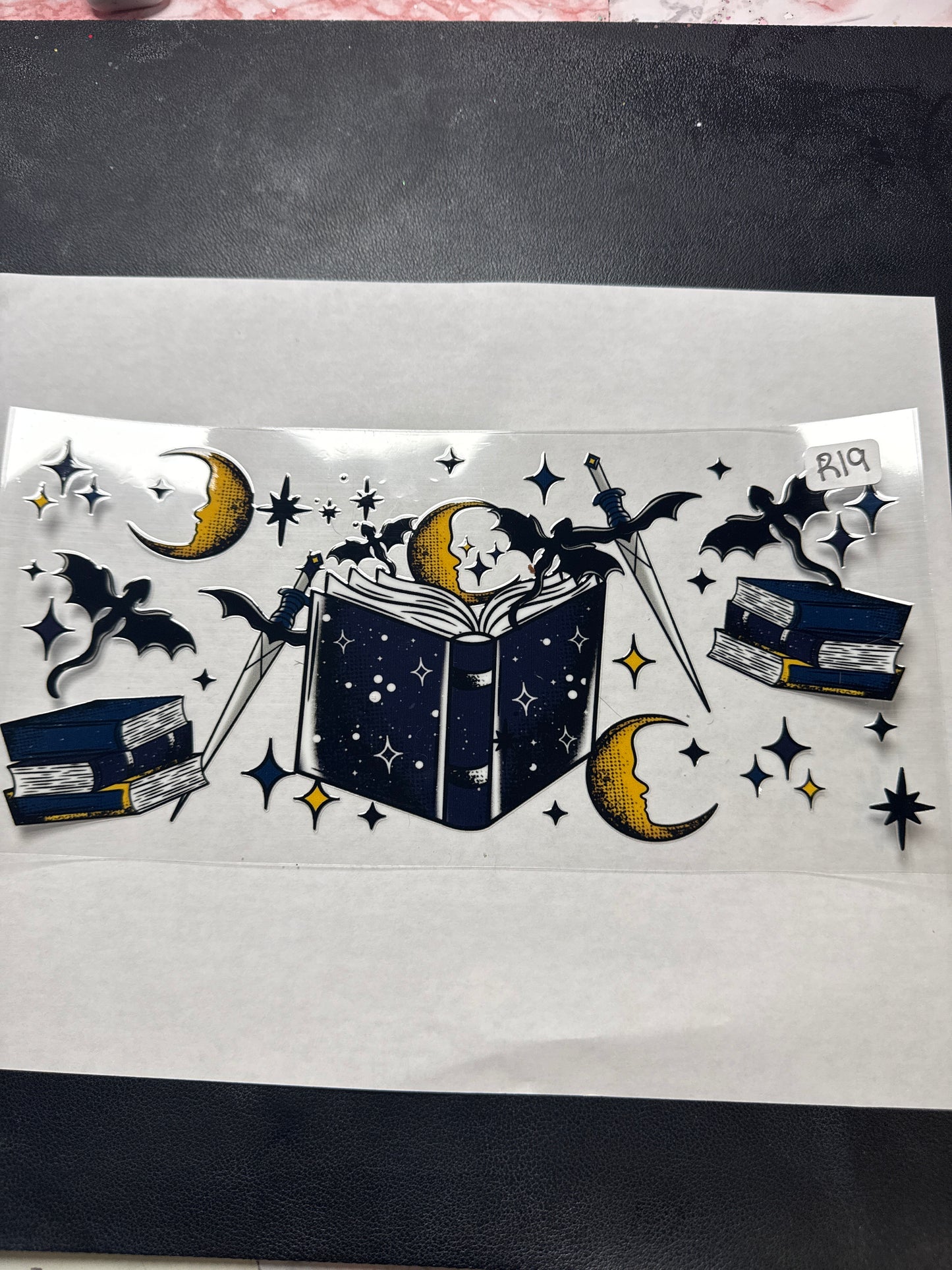 R19 book/reading acotar style uvdtf wrap