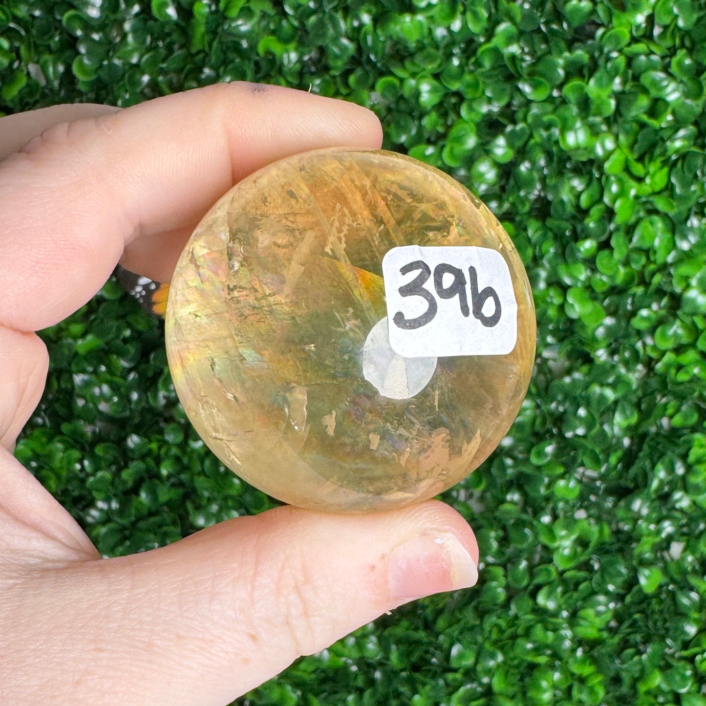 Honey Optical Calcite Sphere