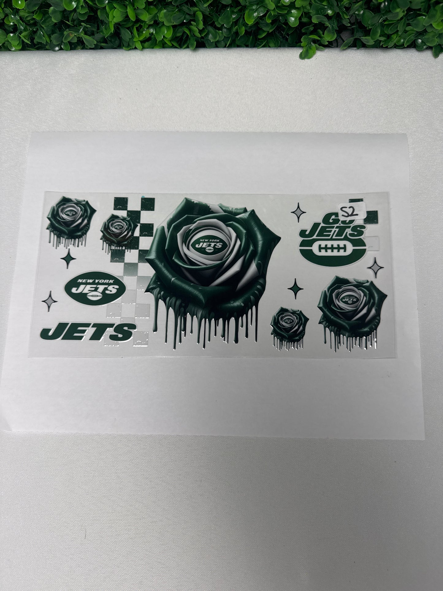 S2 Jets Football sports UVDTF Wrap