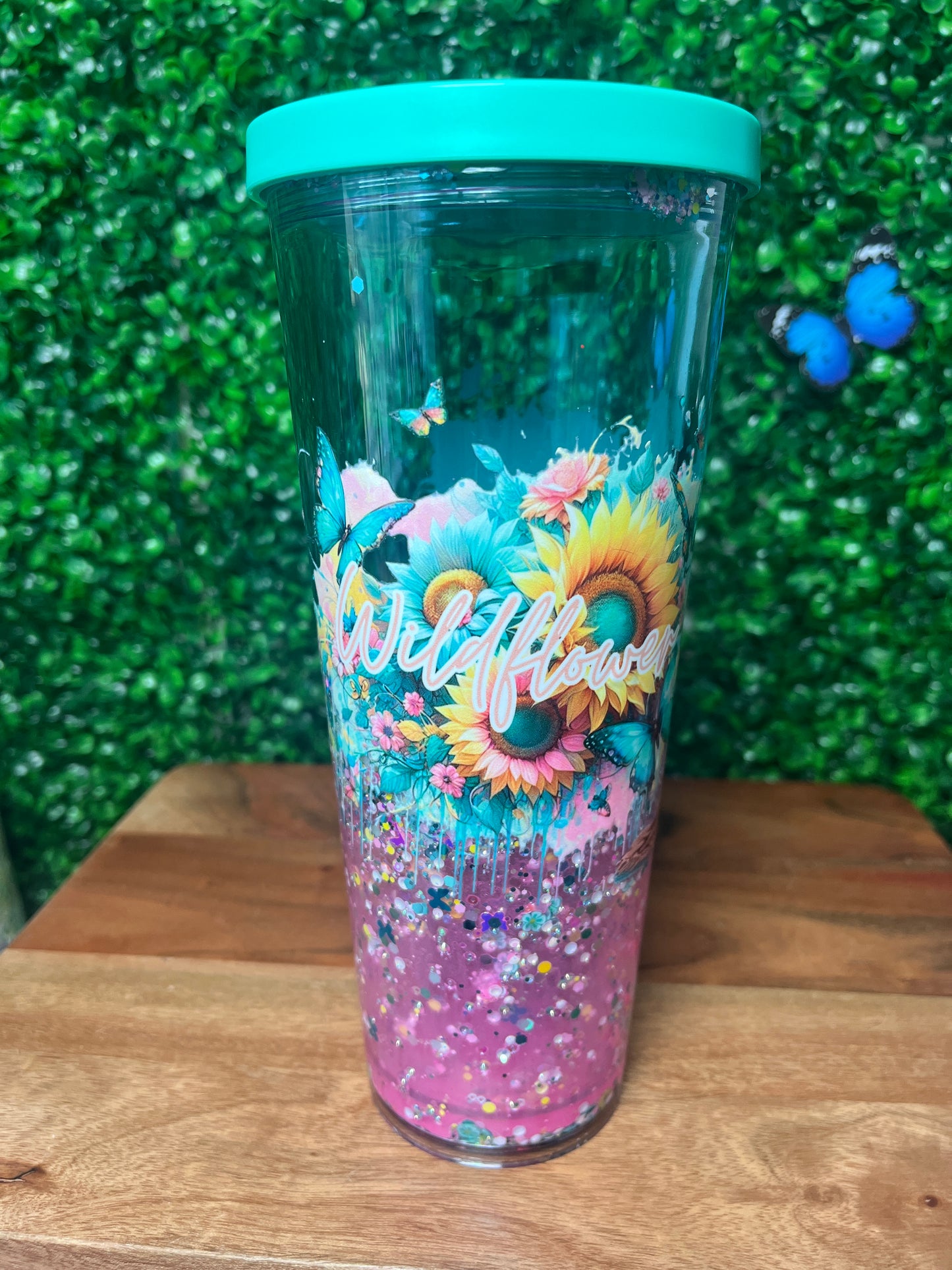 24oz Girl Wildflower UVDTF Cup