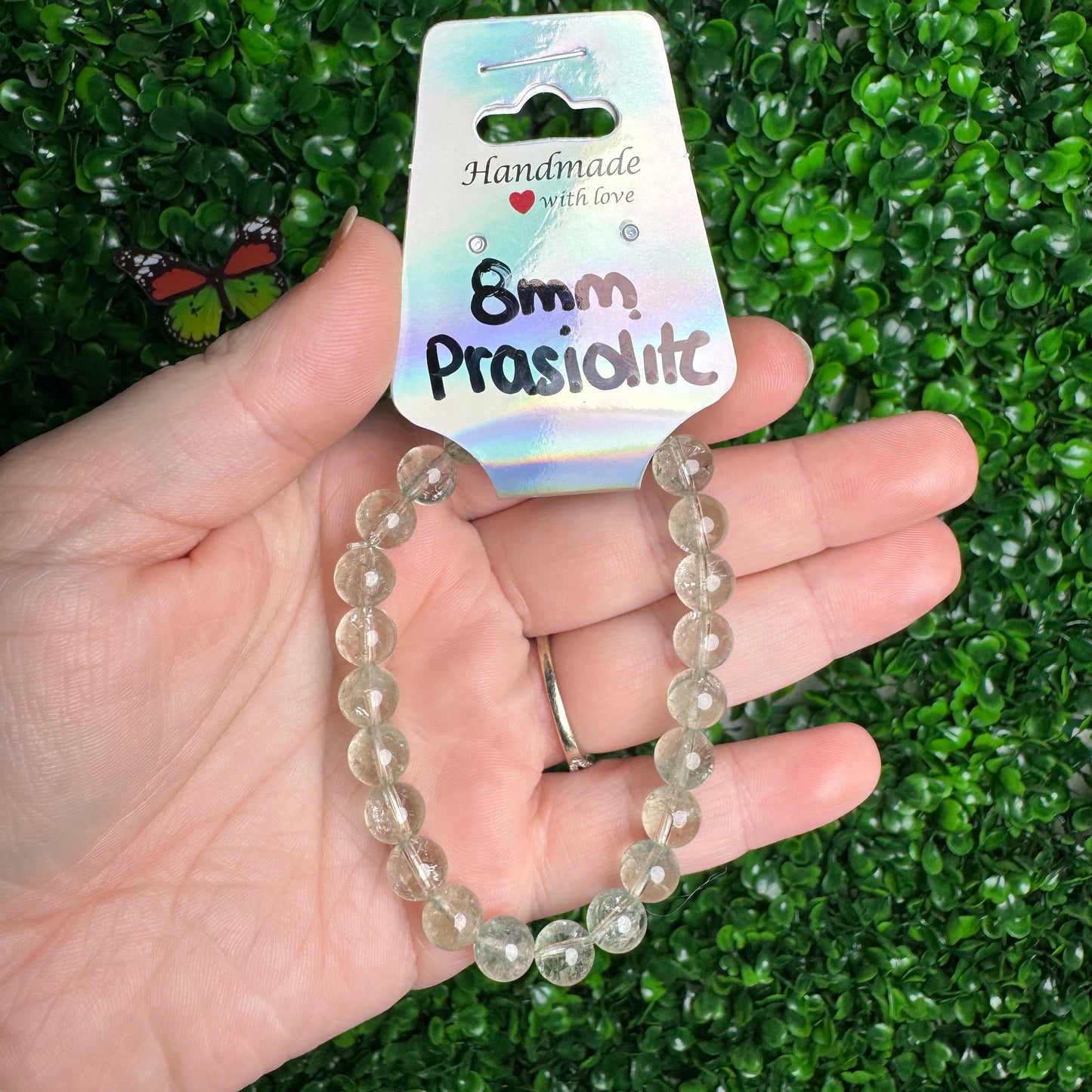 8mm Prasiolite bracelet