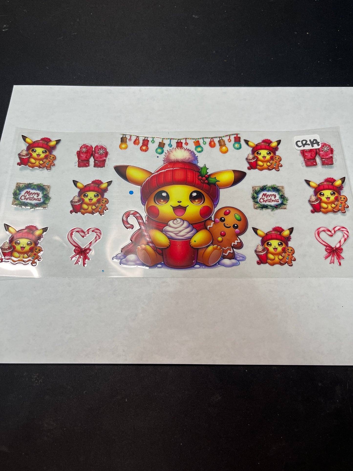 CR14 Christmas Character UVDTF Wrap