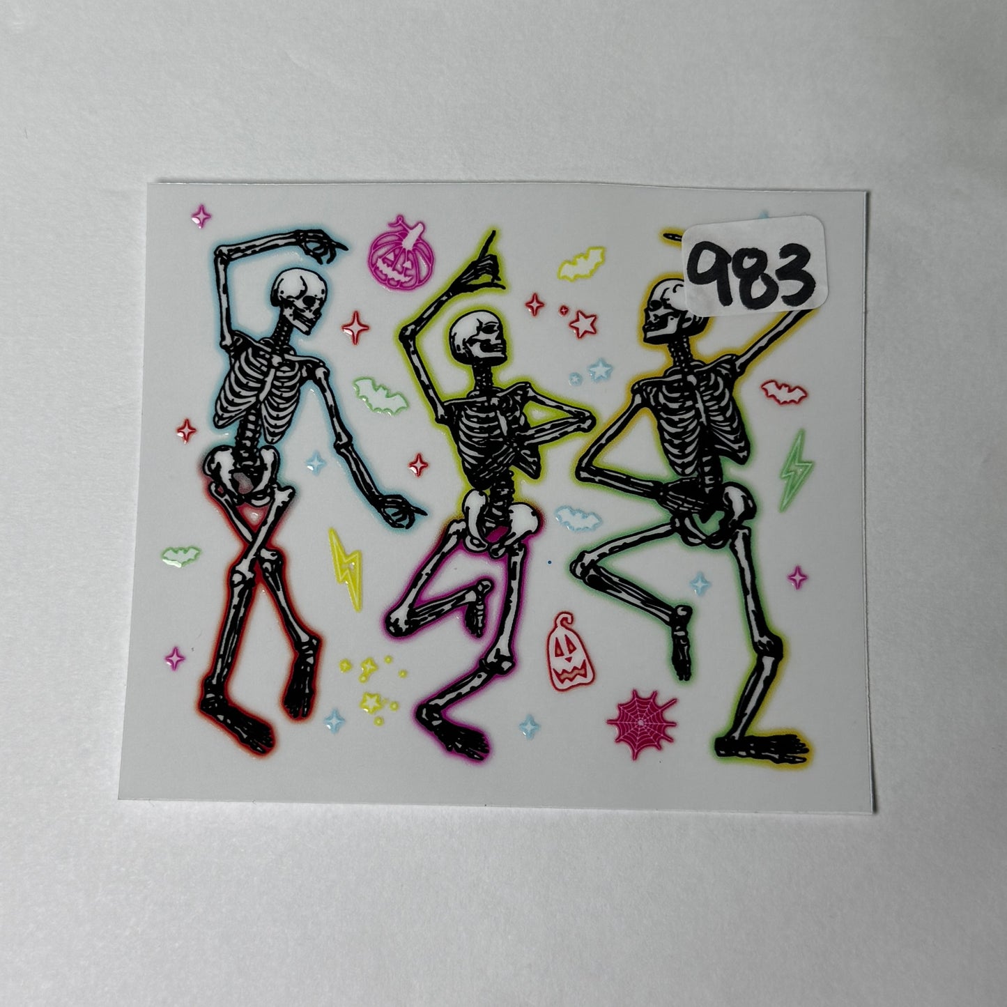 Skulls and Pumpkins UVDTF Cup Wraps