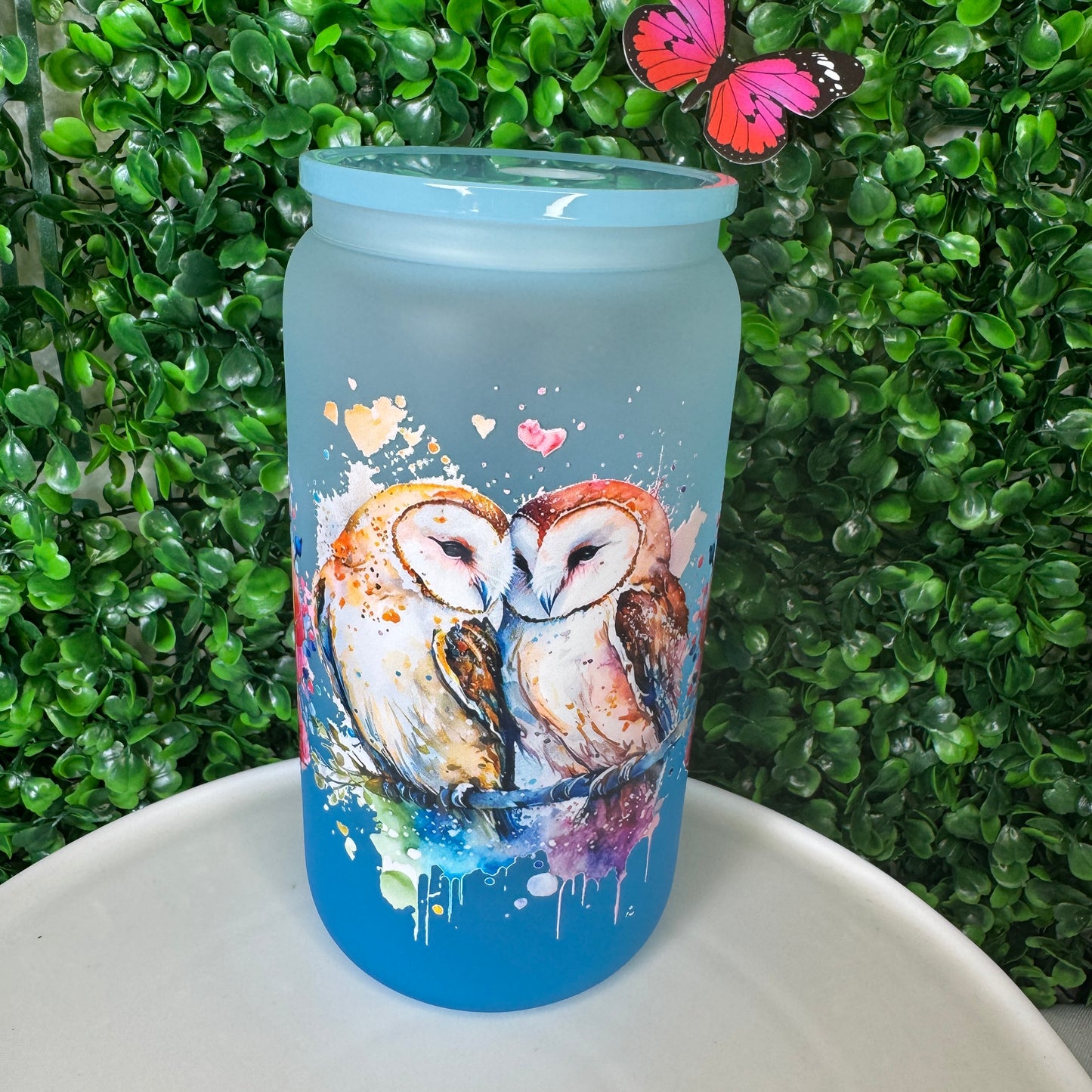 16oz Blue Owl UVDTF Cup