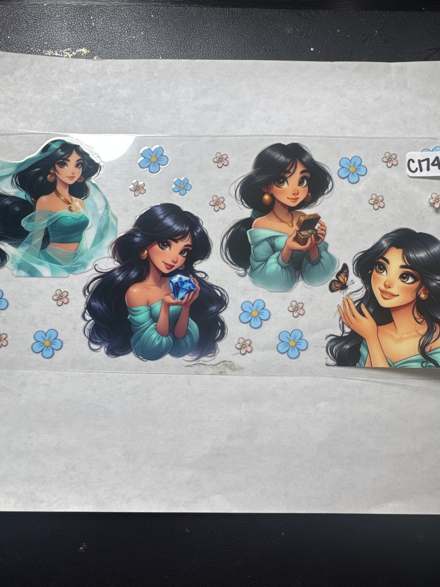 C174 princess uvdtf wrap