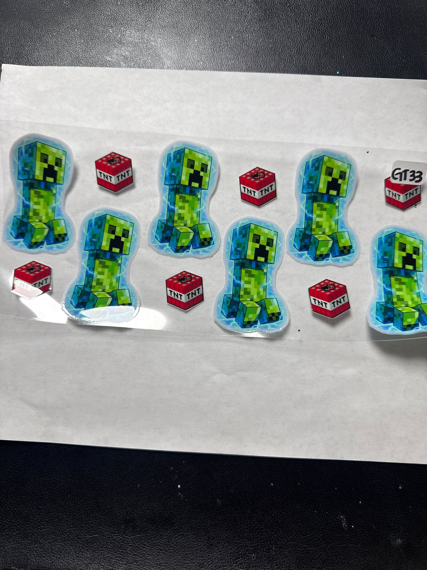 GT 33 Green Moneter gaming character style 2 uvdtf wrap