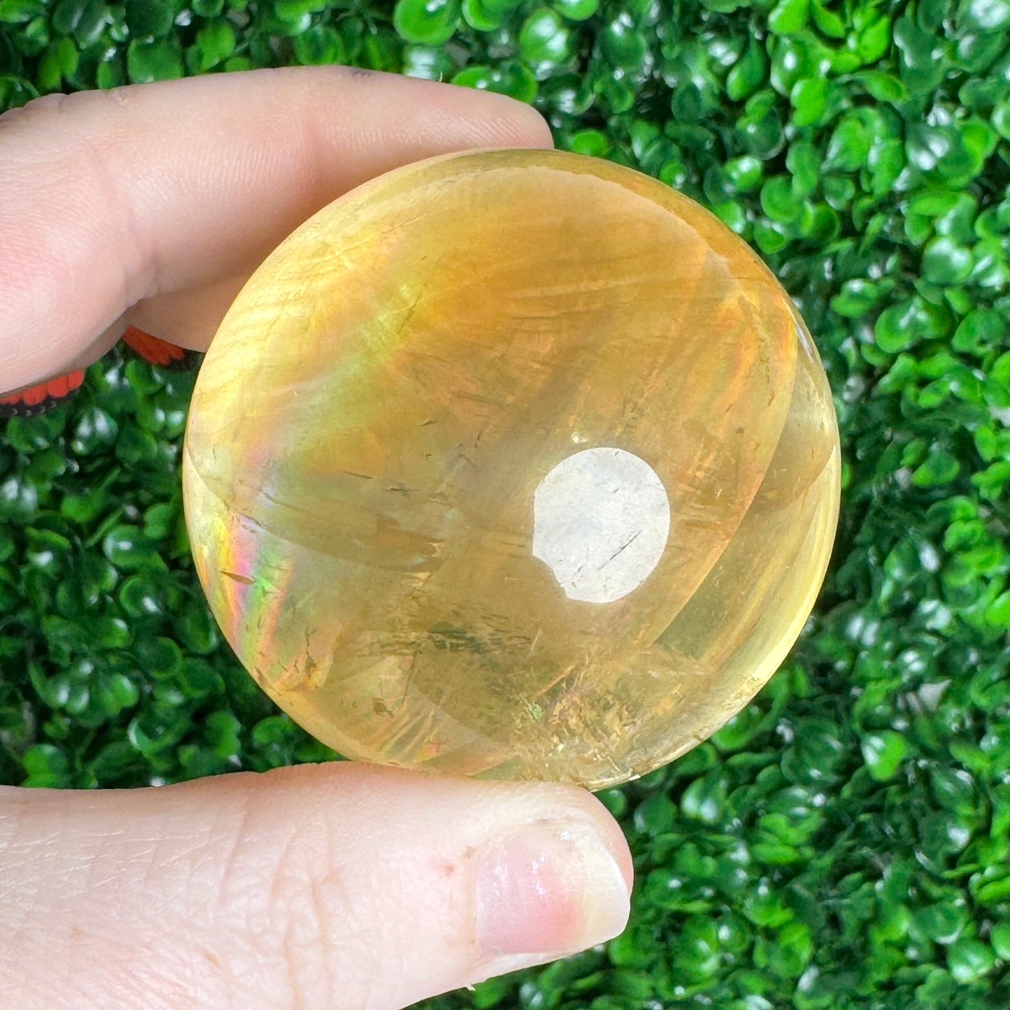 Honey Optical Calcite Sphere